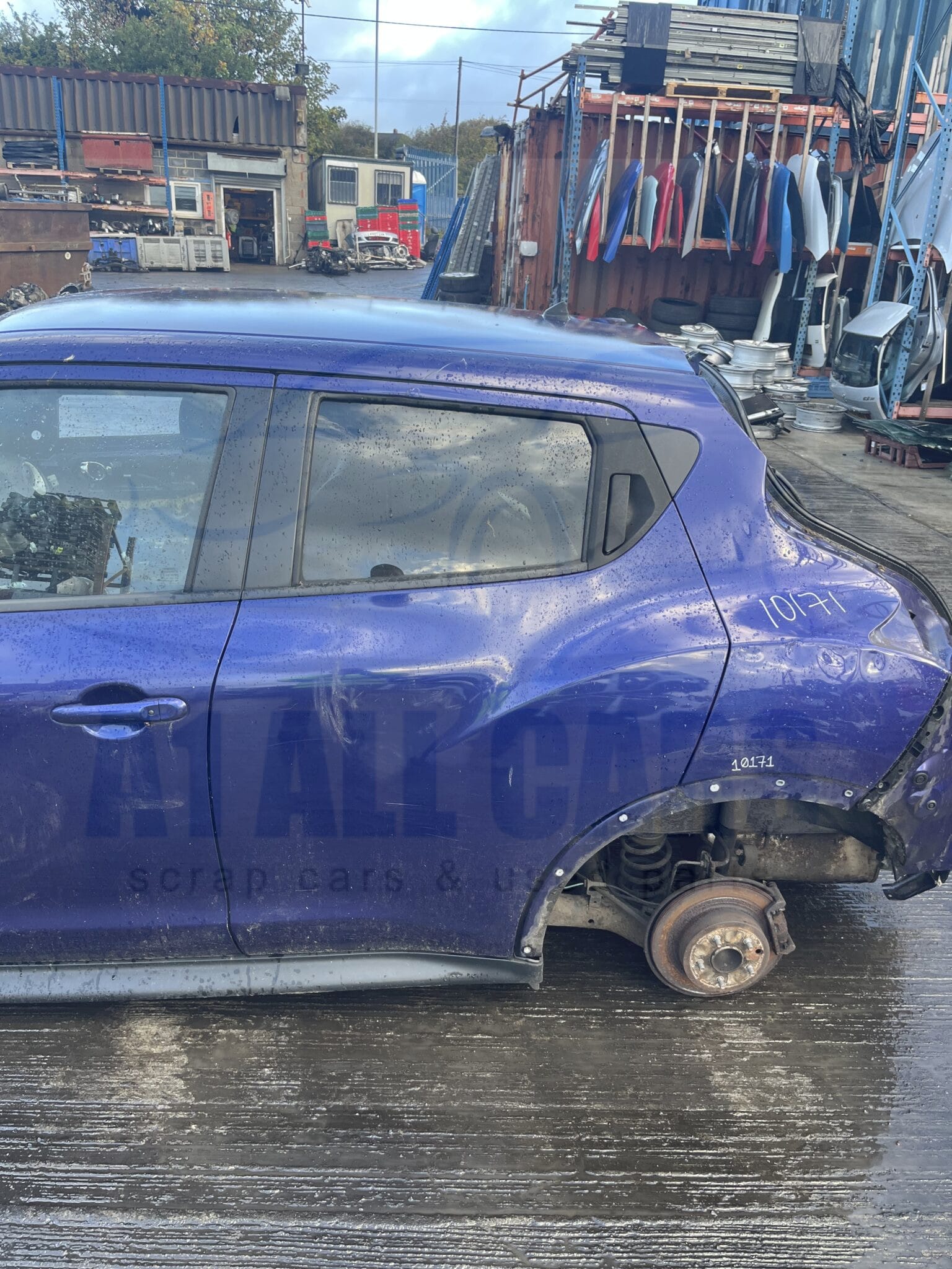 Nissan Juke 2010-2019 5 Door Near Side Rear Door – Blue RBN Colour Code ( Call Office For Delivery Quote )