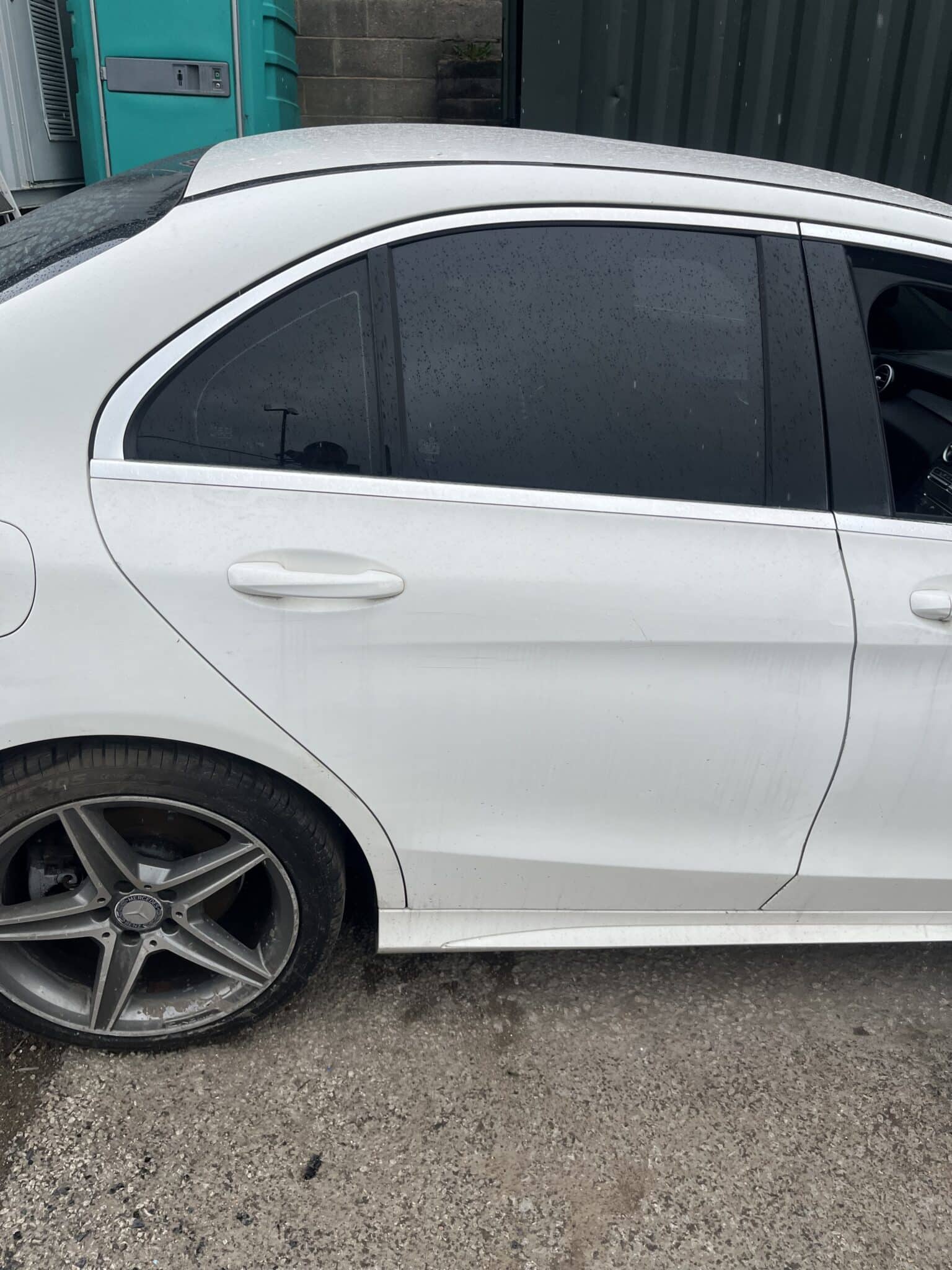 Mercedes C Class 2014-2021 W205 5 Door Saloon Off Side Rear Door – White 149 Colour Code ( Call Office For Delivery Quote )