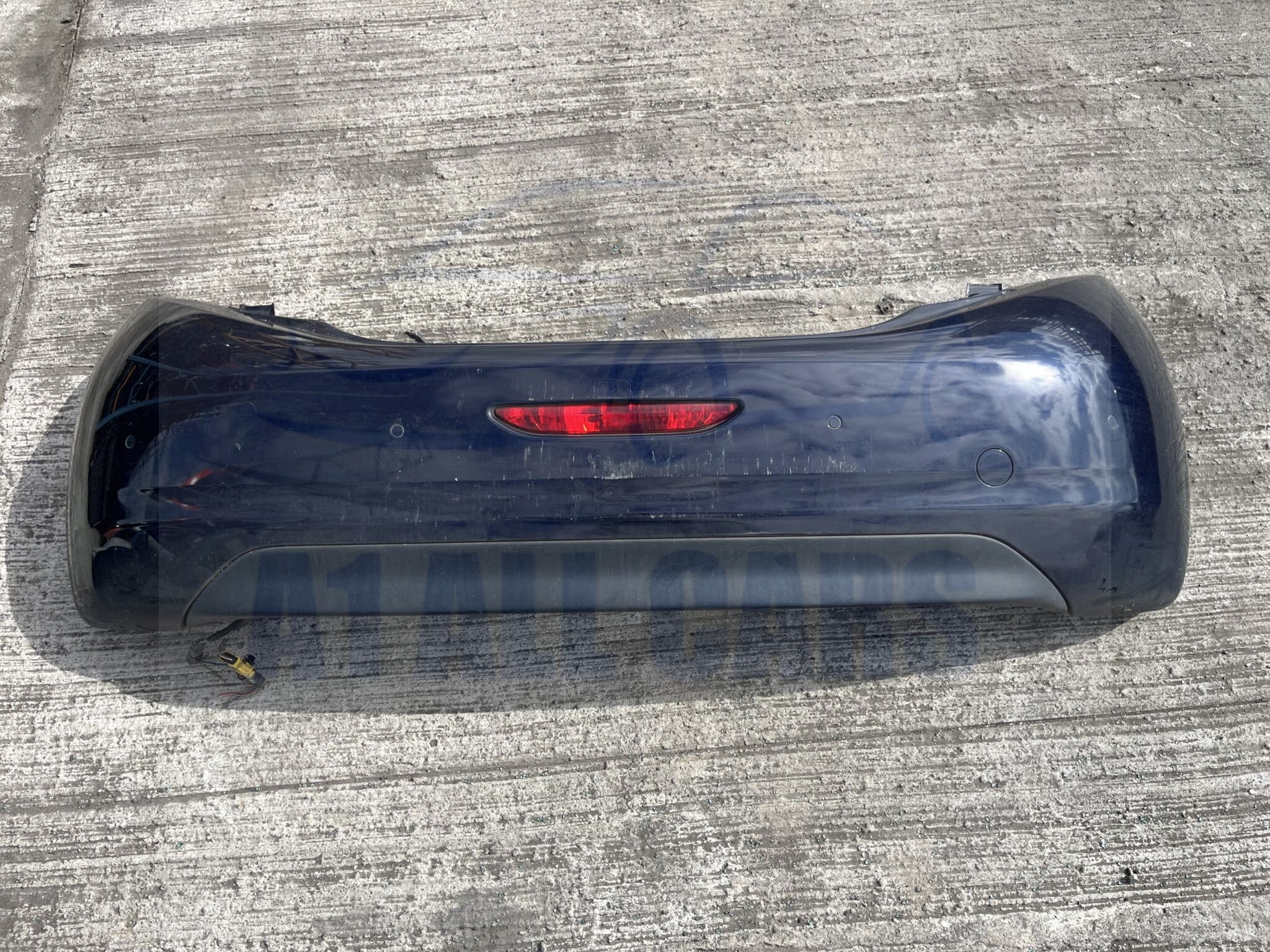 Peugeot 208 2012-2015 Hatchback Rear Bumper With Sensors – Blue EKUD Colour Code ( Few Light Scratches )