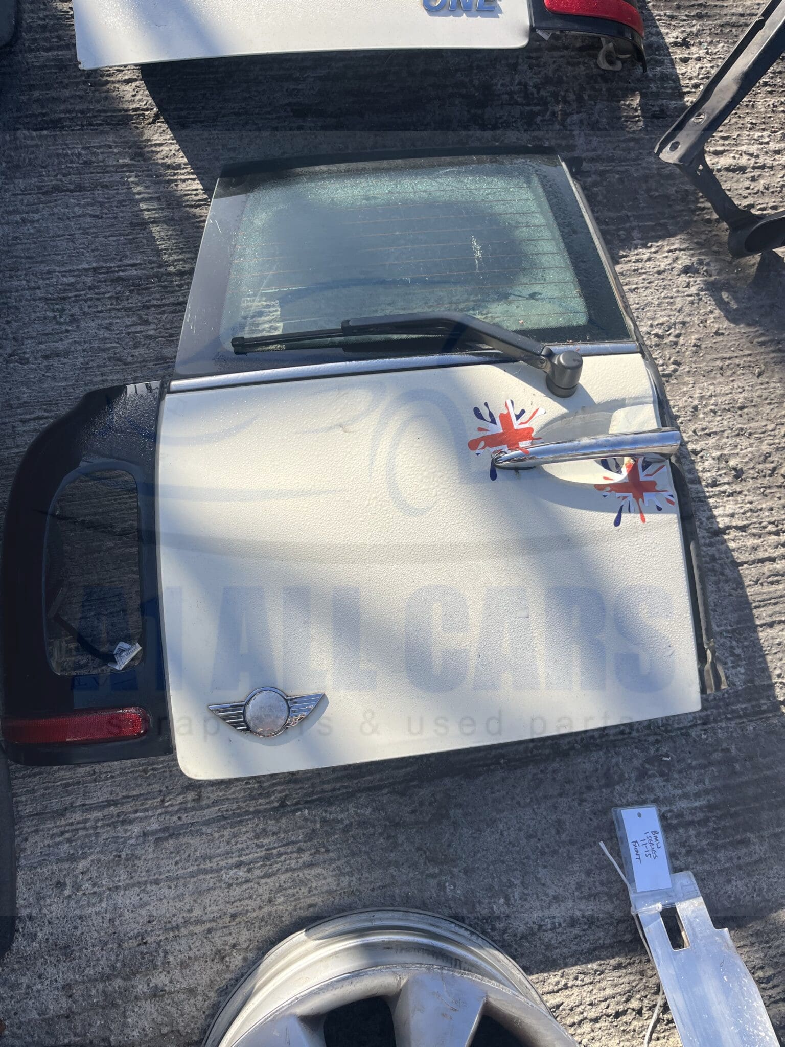 BMW Mini Clubman 2006-2014 5 Door Near Side Rear Door – White / Cream ( Call Office For Delivery Quote )