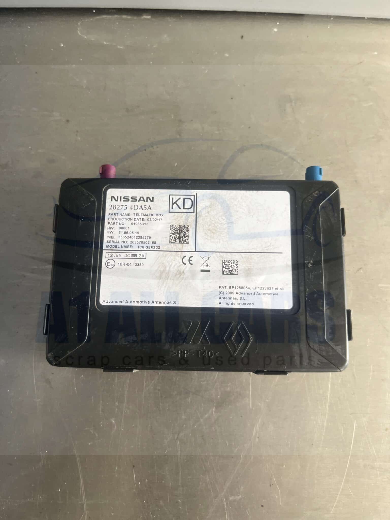 Nissan Leaf 2010-2017 Telematic Module – 282754DA5A