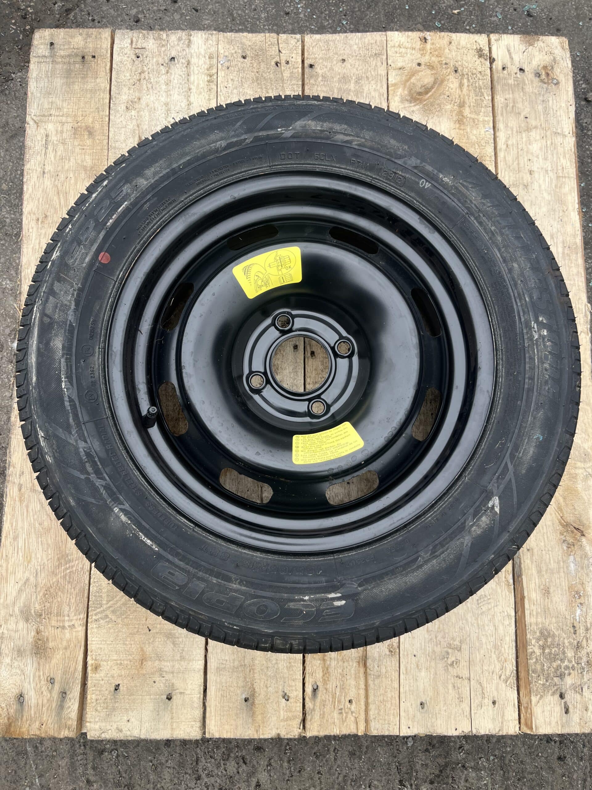 Peugeot 208 2012-2018 Spare Wheel With Tyre – 185/65/15