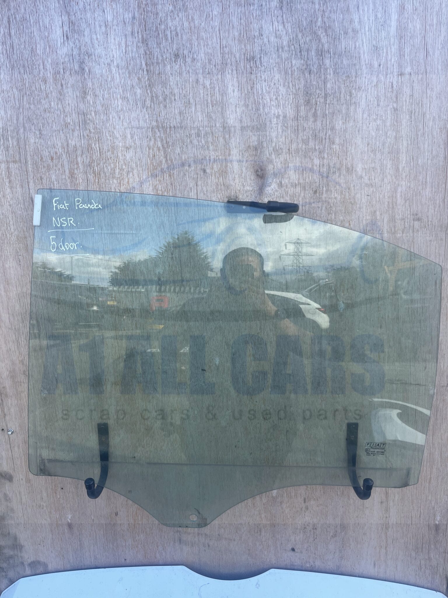 Fiat Panda 2004-2011 5 Door Hatchback Near Side Rear Door Glass