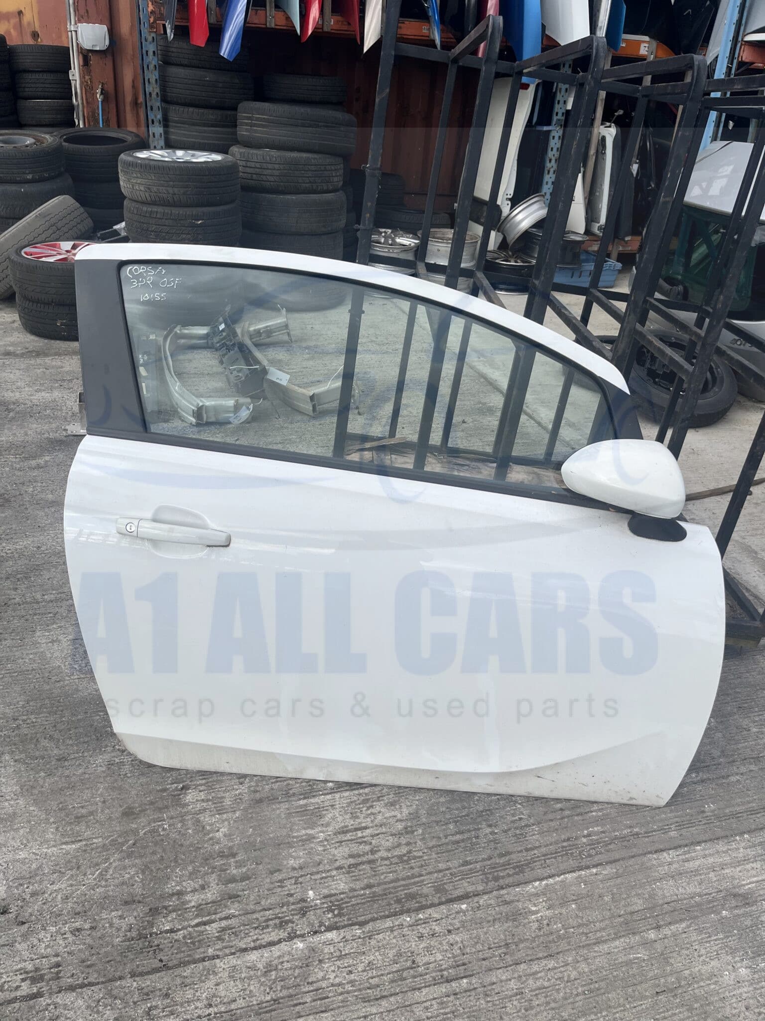 Vauxhall Corsa 2014-2019 E 3 Door Hatchback Off Side Door – White Z40R Colour Code ( Call Office For Delivery Quote )