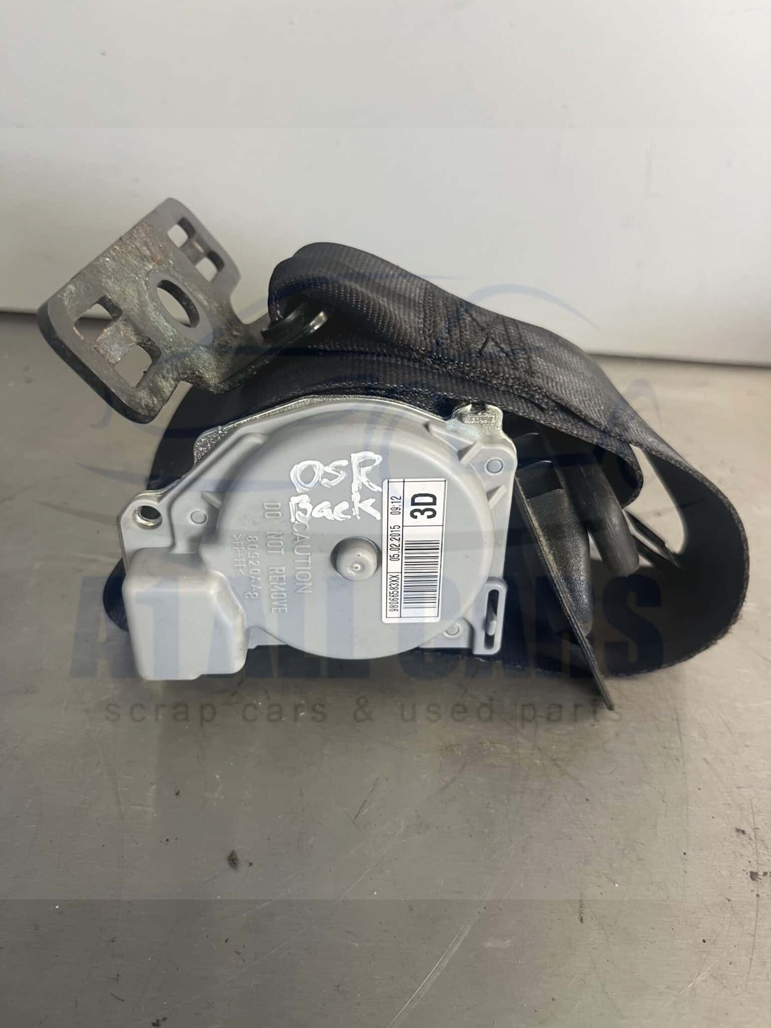Citroen C4 Grand Picasso 2013-2018 5 Door MPV Off Side Rear Seatbelt – 98066583XX ( 3RD Row )