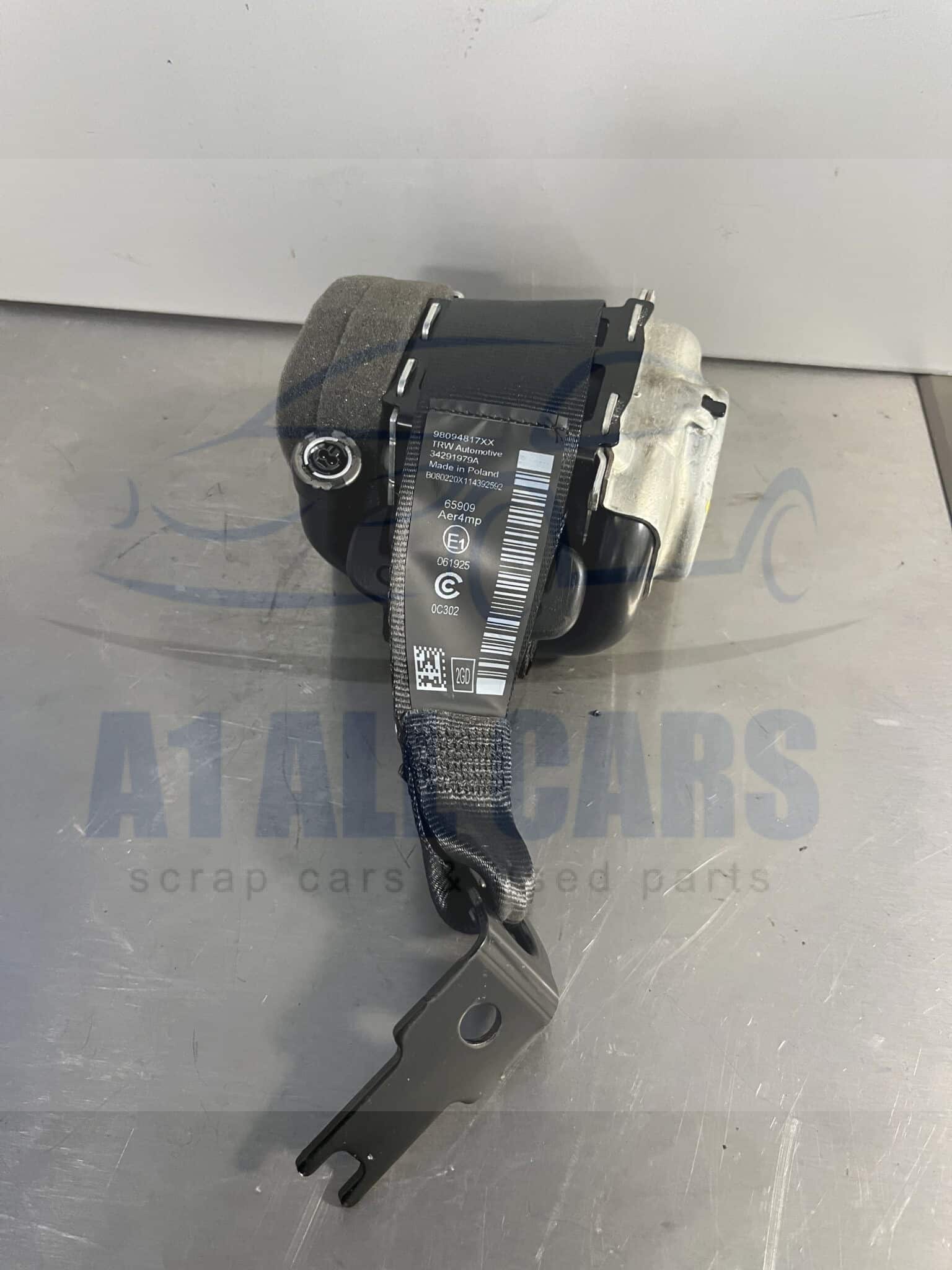 Vauxhall Grandland 2017-2024 5 Door Hatchback Off Side Or Near Side Rear Seatbelt – 98094817XX