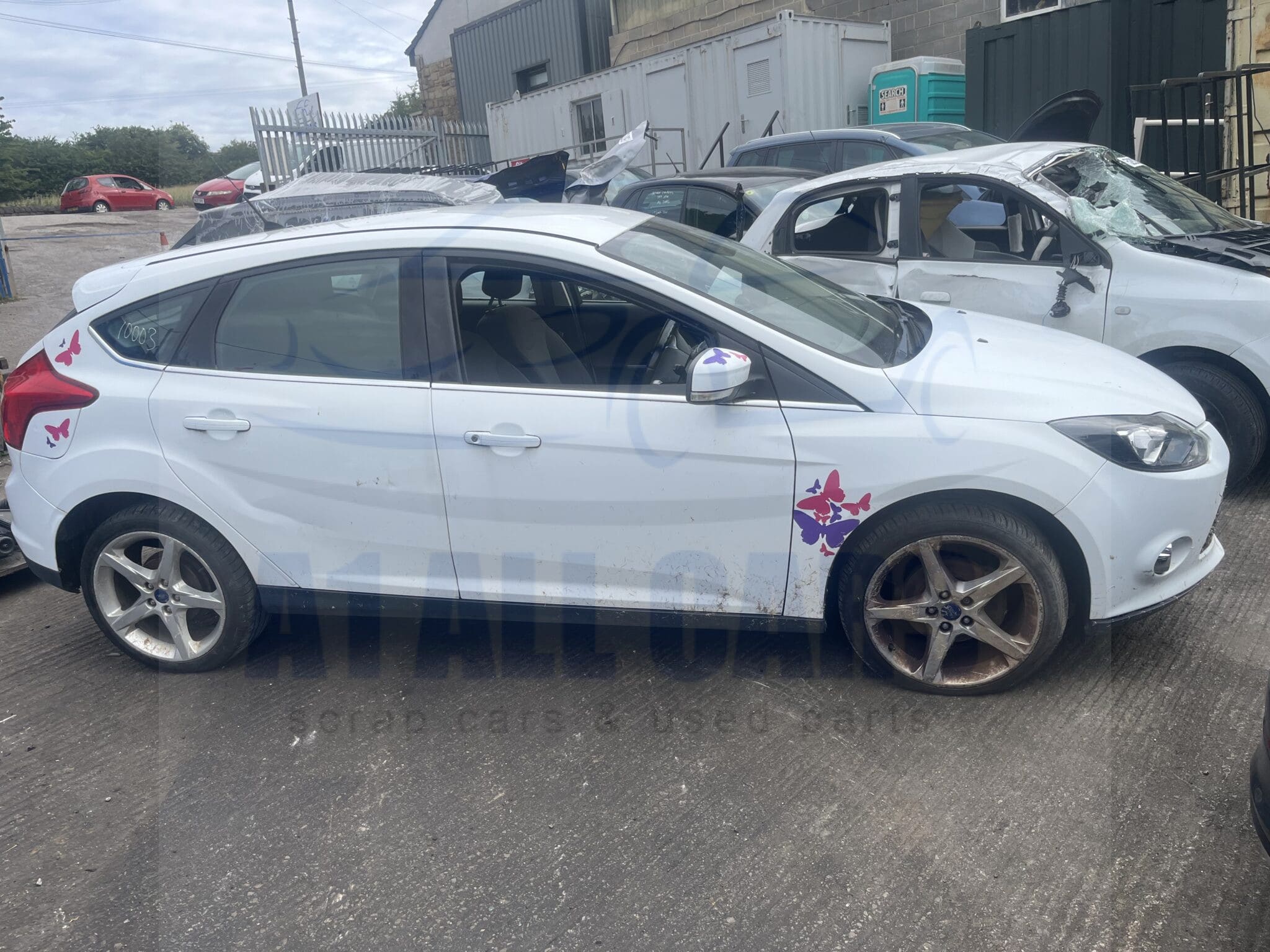 Ford Focus 2011-2015 1.0 Petrol 5 Door Hatchback White FB Breaking For Parts