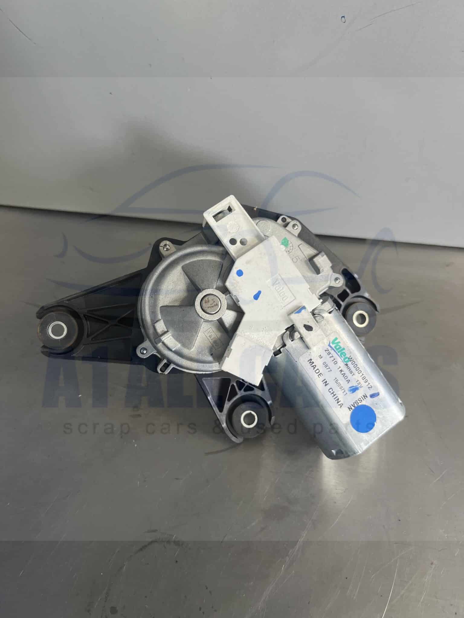 Nissan Pulsar 2013-2018 Hatchback Rear Wiper Motor – 28710-1KA0A