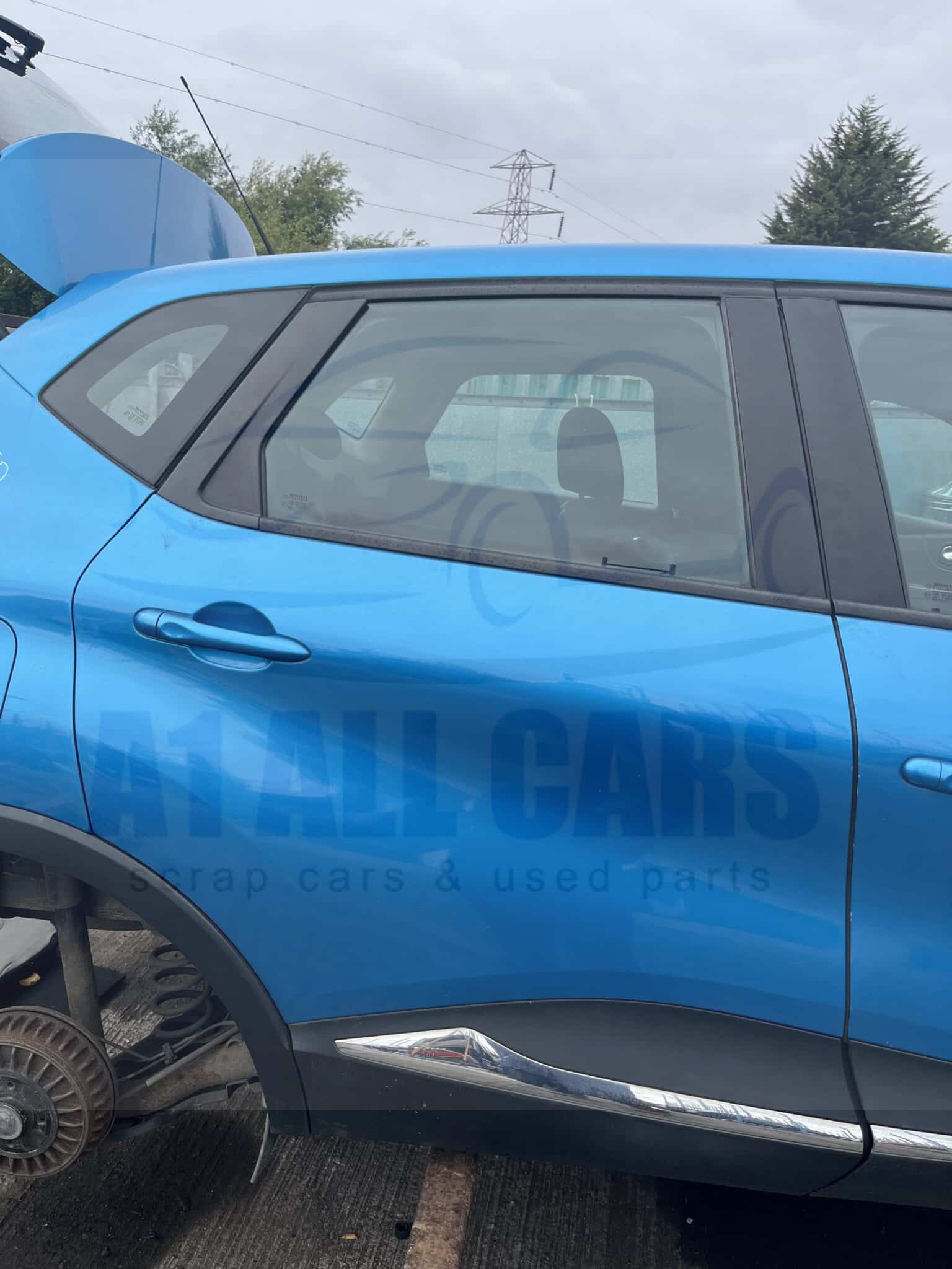 Renault Captur 2013-2018 5 Door Hatchback Off Side Rear Door – Blue TERPM Colour Code ( Call Office For Delivery Quote )