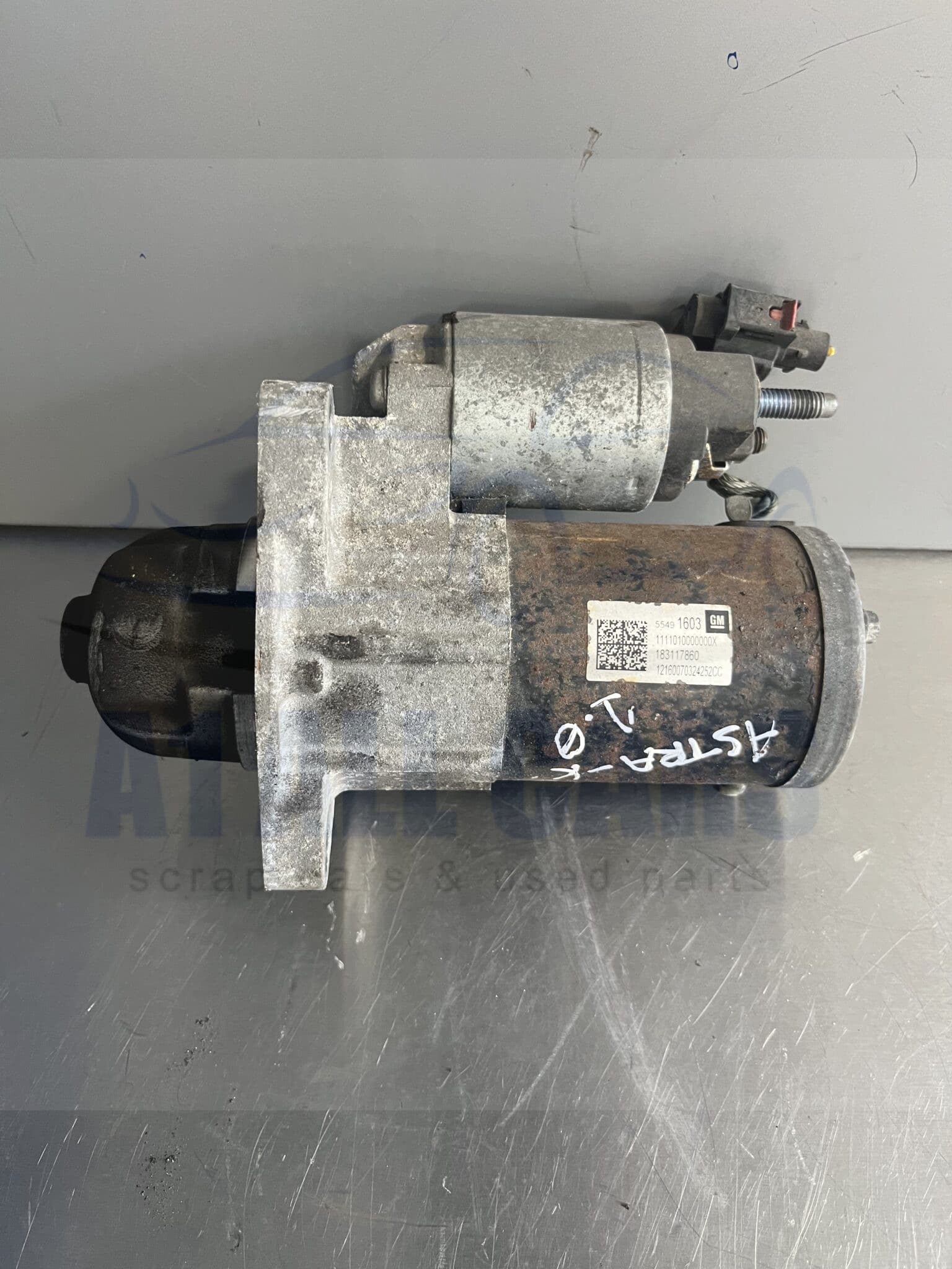 Vauxhall Astra 2015-2021 1.0 Petrol Starter Motor – 55491603