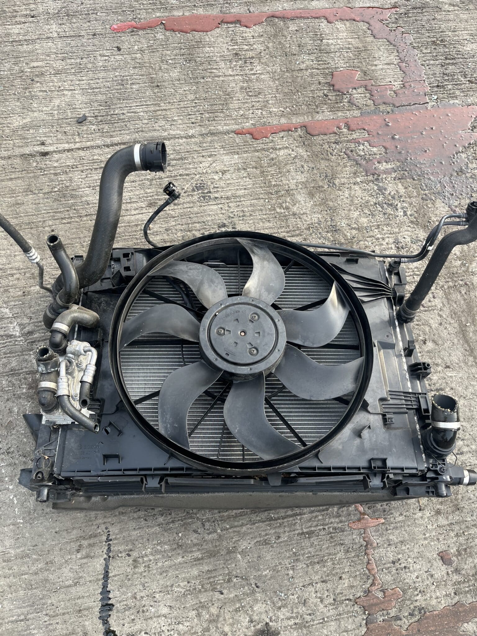 W205 Ac Radiator Mercedes C Class 2014-2019 W205 2.2 Diesel Automatic Radiator Pack With ...