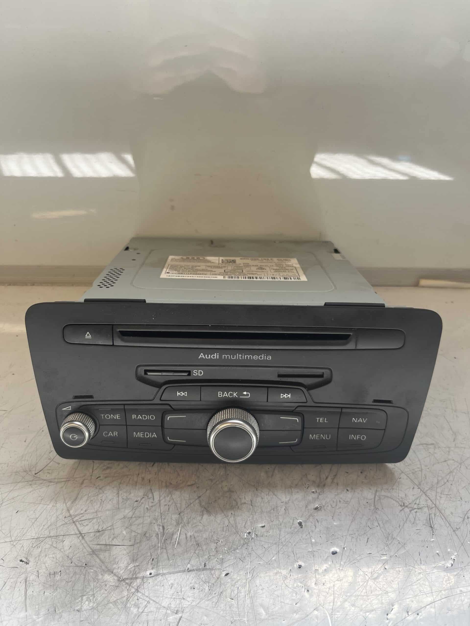 Audi A1 2010-2018 CD Player / Head Unit / Sat Nav- 8X0.035.183.F