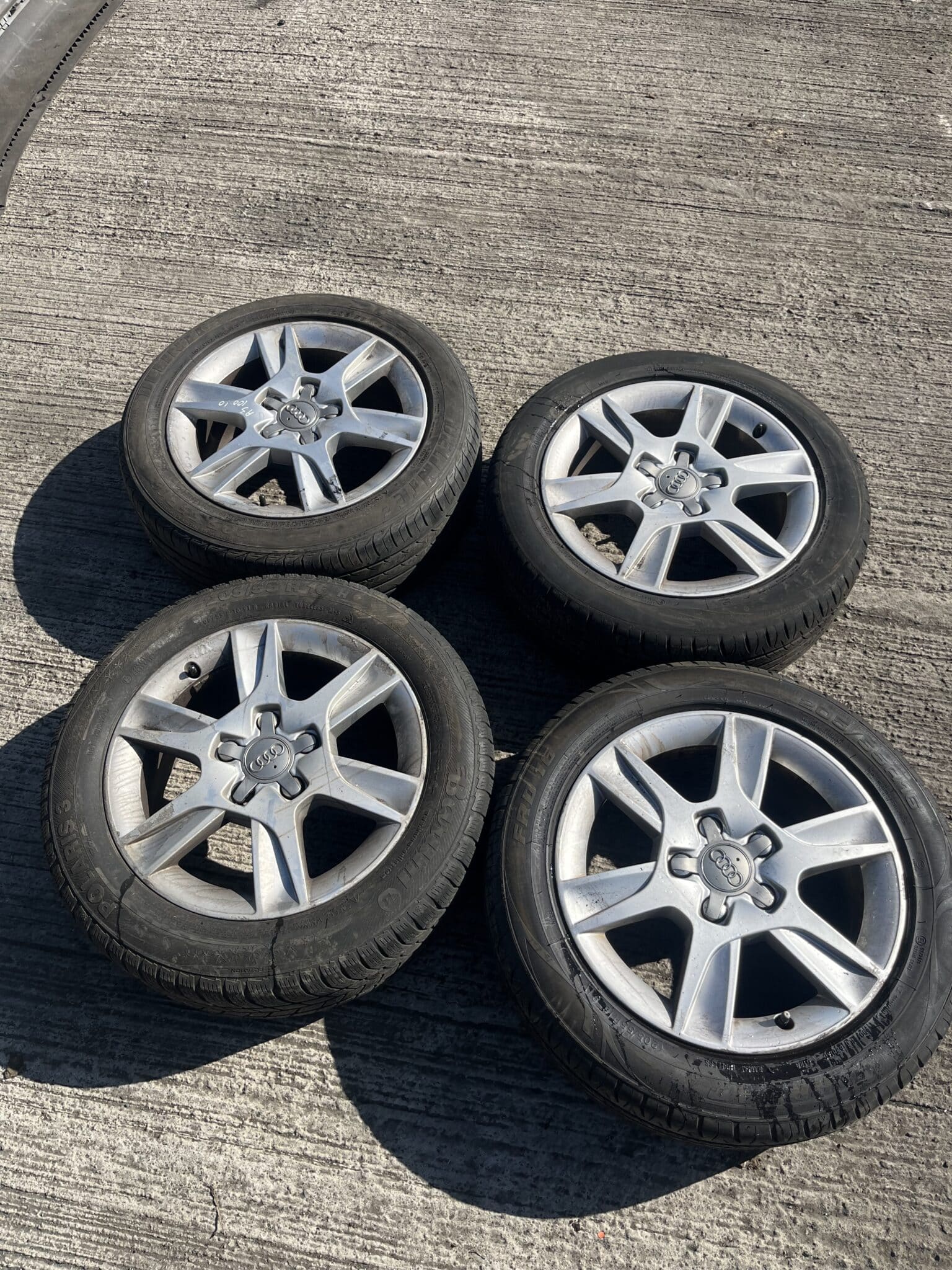 Audi A3 2003-2012 Full Set Of 16″ Alloy Wheels And Tyres – 205/55/16