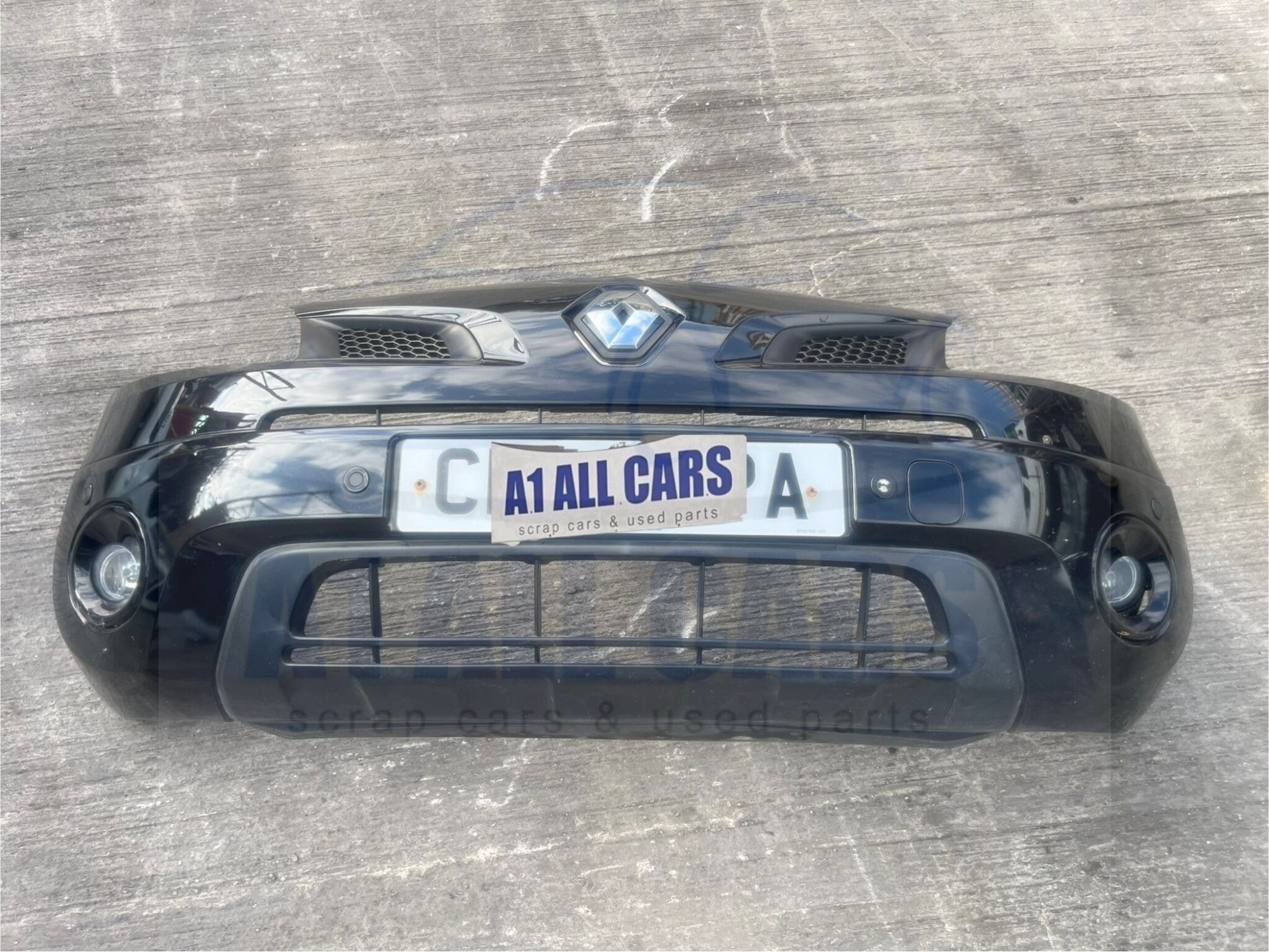 Renault Koleos 2008-2011 Front Bumper With Fogs And Sensors – Black