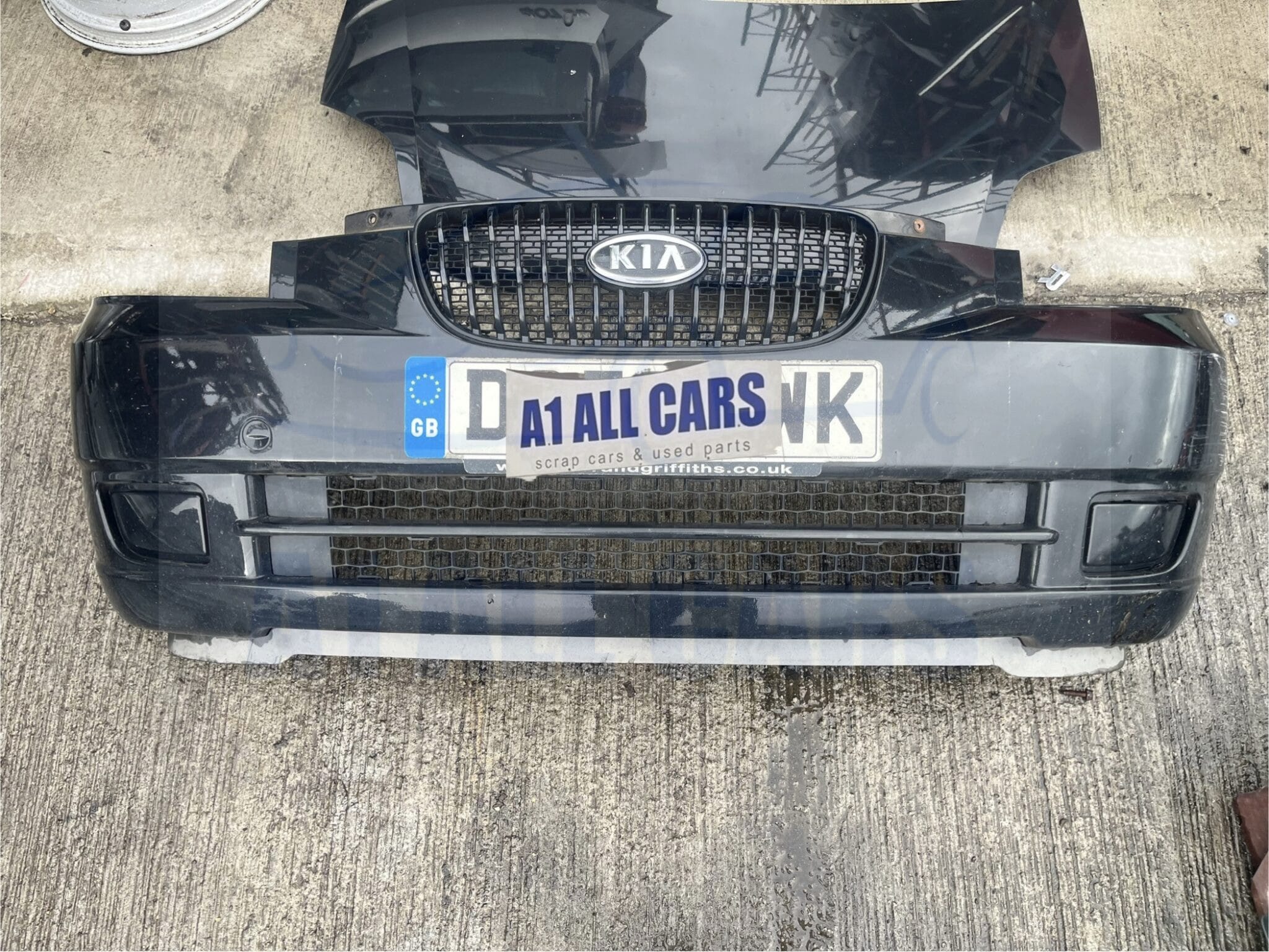 KIA Picanto 2001-2007 Front Bumper – Black
