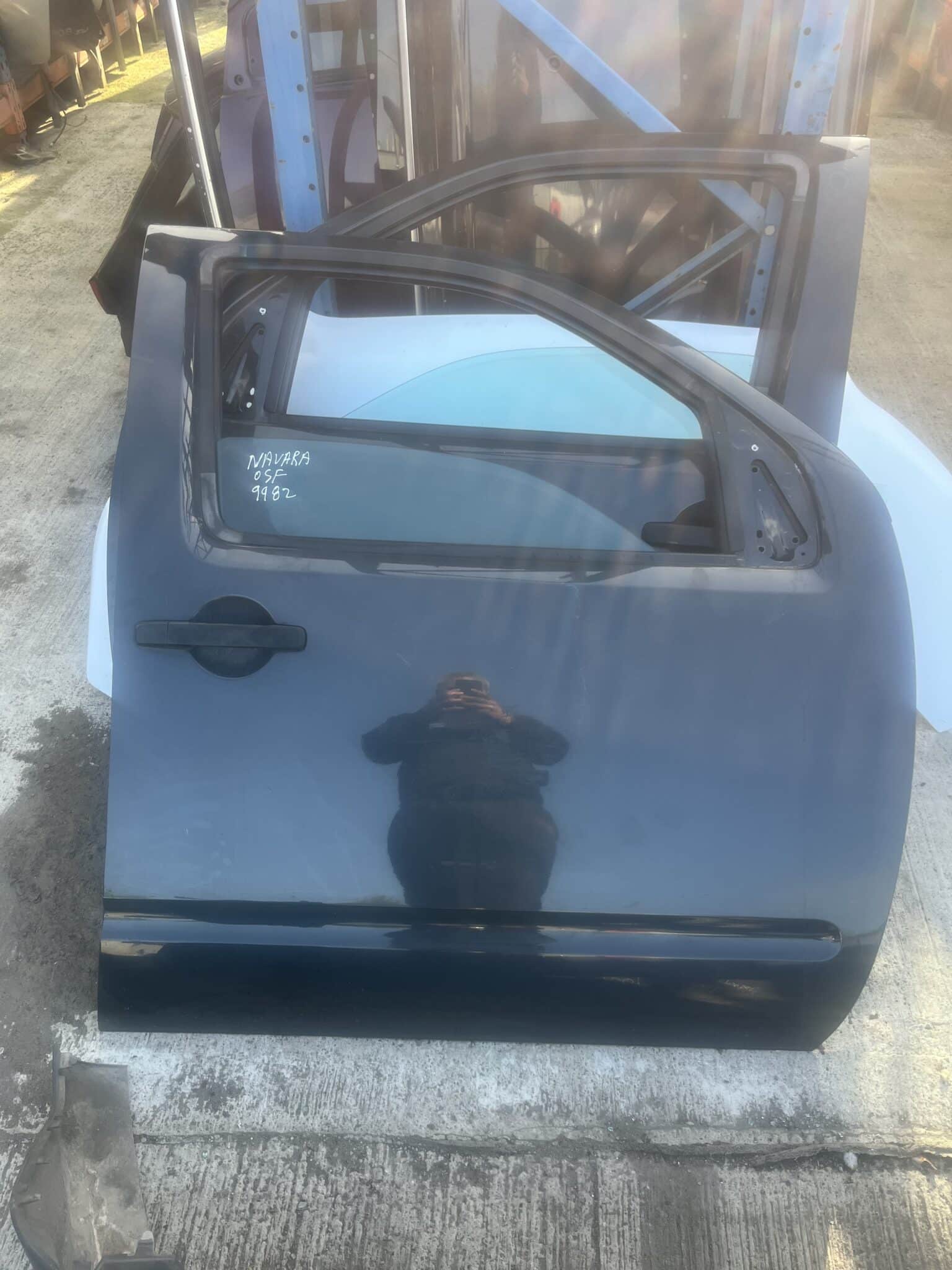 Nissan Navara 2005-2015 5 Door Truck Off Side Front Door – Grey ( Call Office For Delivery Quote )