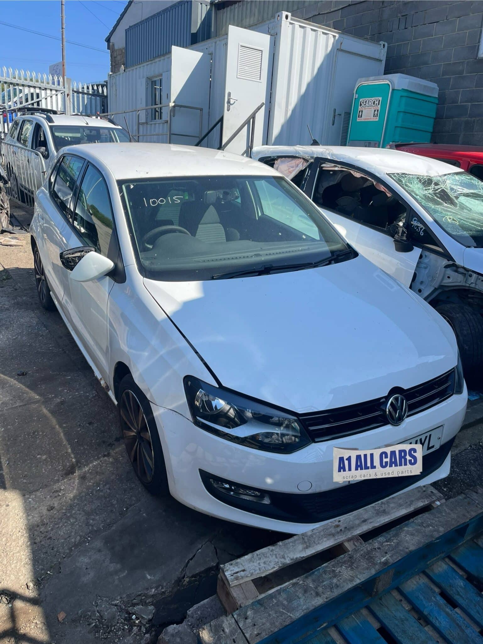 Volkswagen Polo 2009-2014 1.4 1390cc Petrol 5 Door Hatchback White LB9A Breaking For Parts