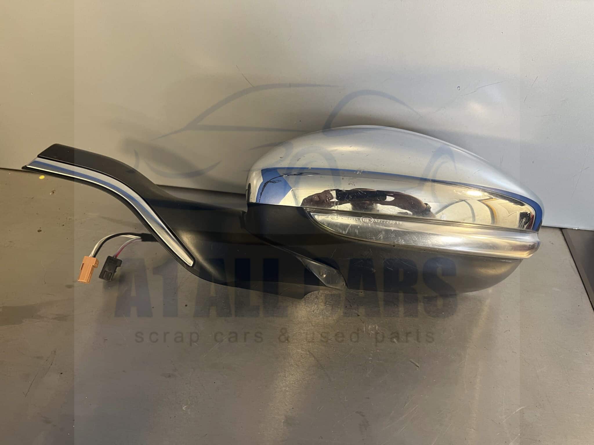Peugeot 2008 2013-2019 Near Side Electric Door Mirror – Chrome ( Power Fold )