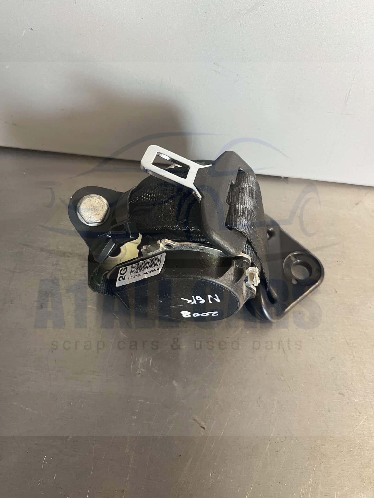 Peugeot 2008 2013-2019 5 Door Hatchback Near Side Rear Seatbelt – 96781657XY