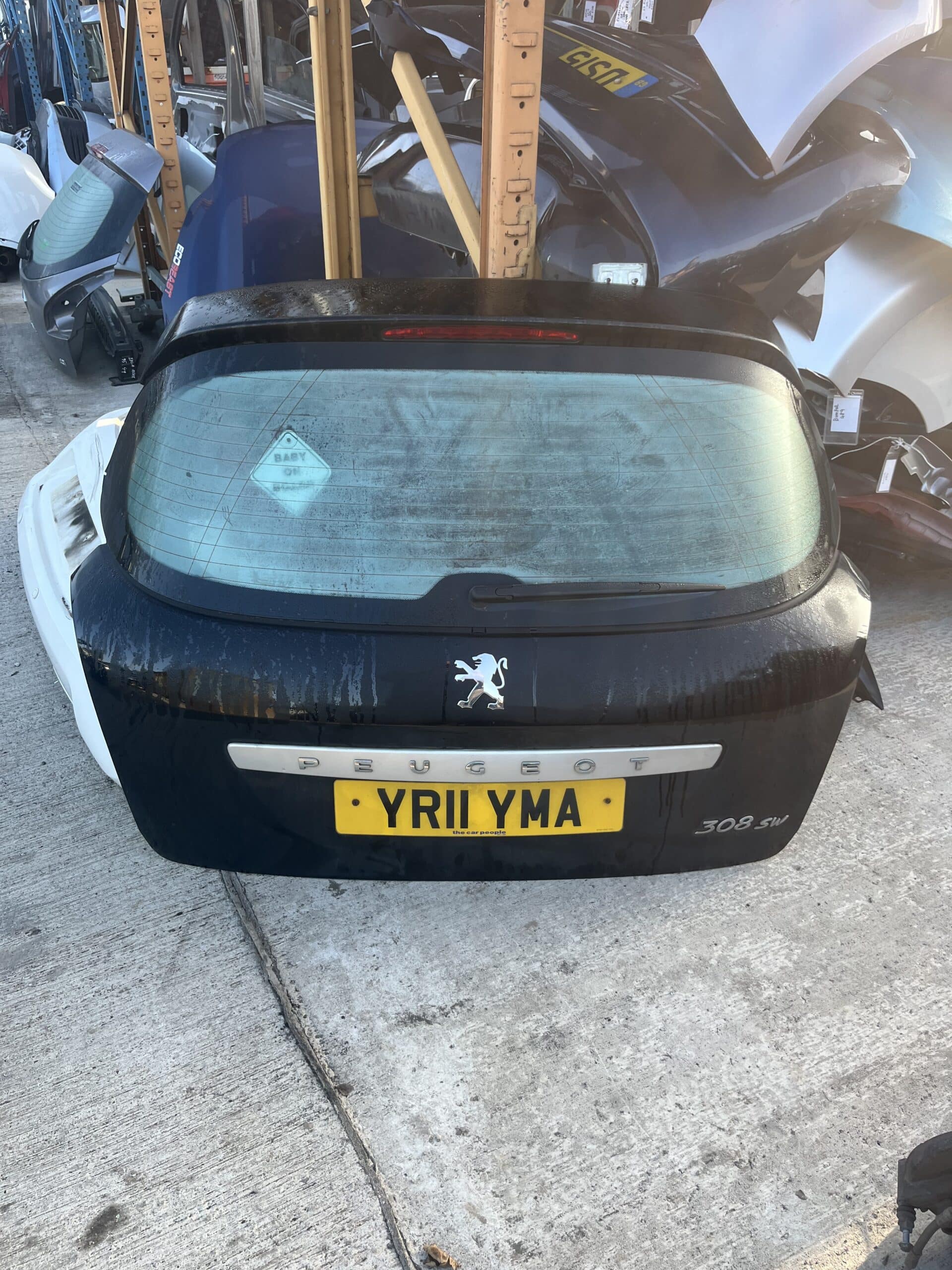 Peugeot 308 2007-2012 Estate Tailgate – Black ( Call Office For Delivery Quote )