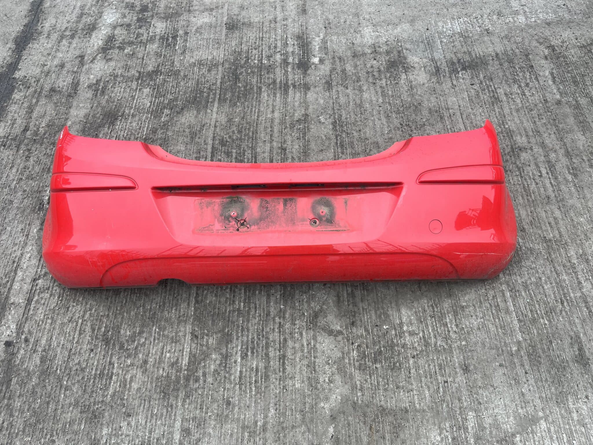 Vauxhall Corsa 2006-2014 3 Door Hatchback Rear Bumper – Red Z547 Colour Code