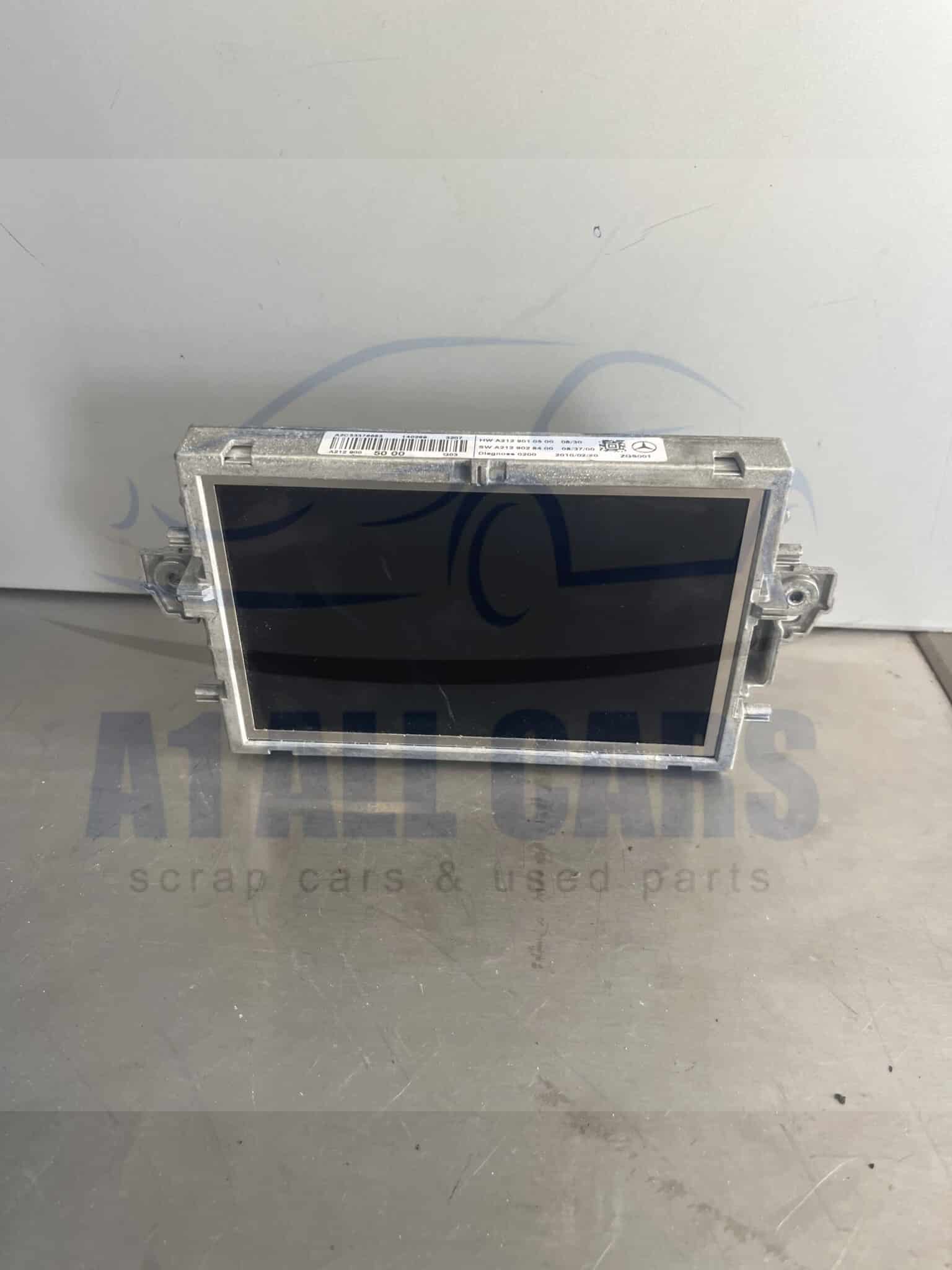 Mercedes E Class 2009-2014 Radio Display Screen – A2129005000