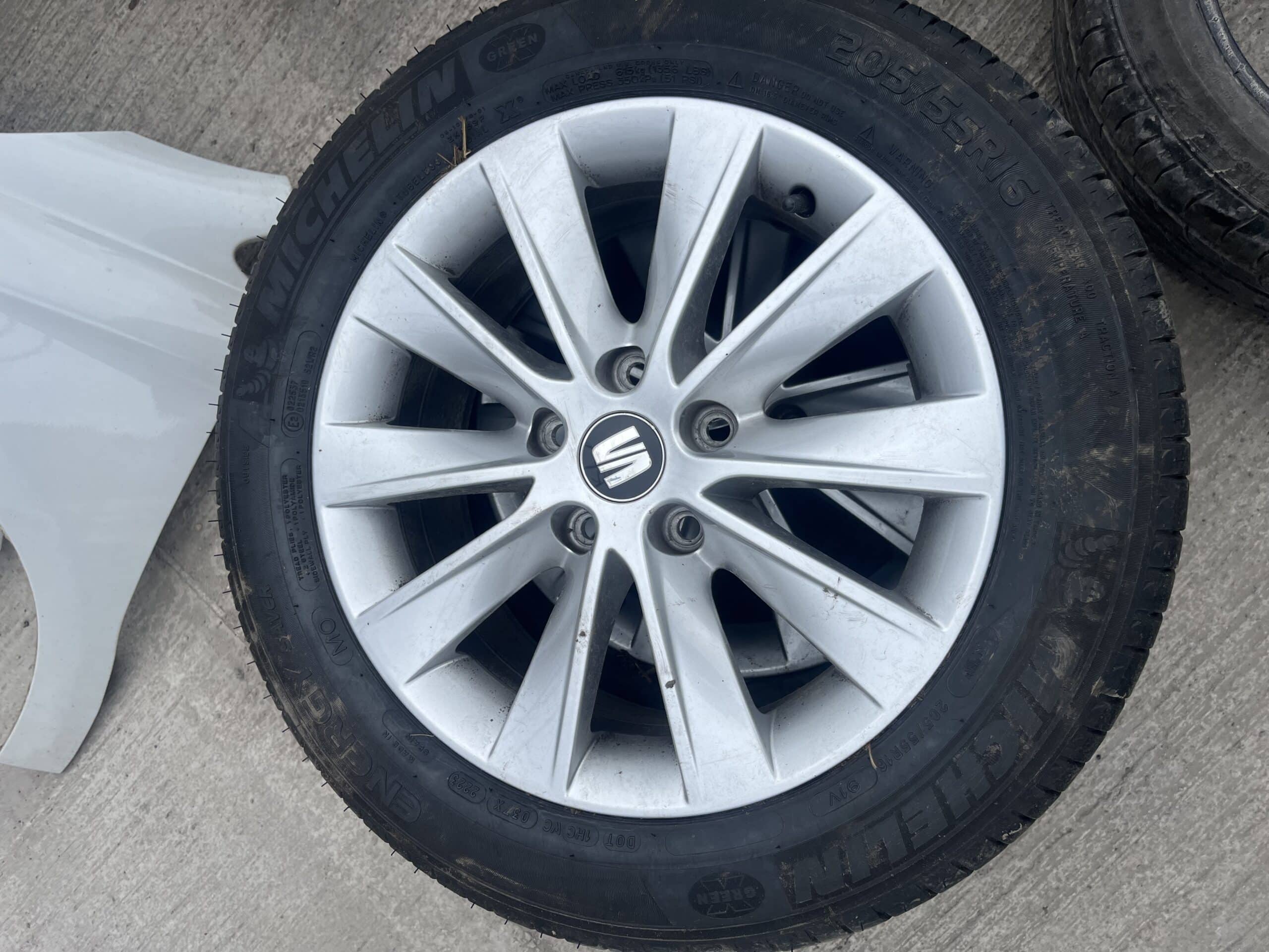 Seat Leon 2012-2020 Single Alloy Wheel With Tyre – 205/55/16