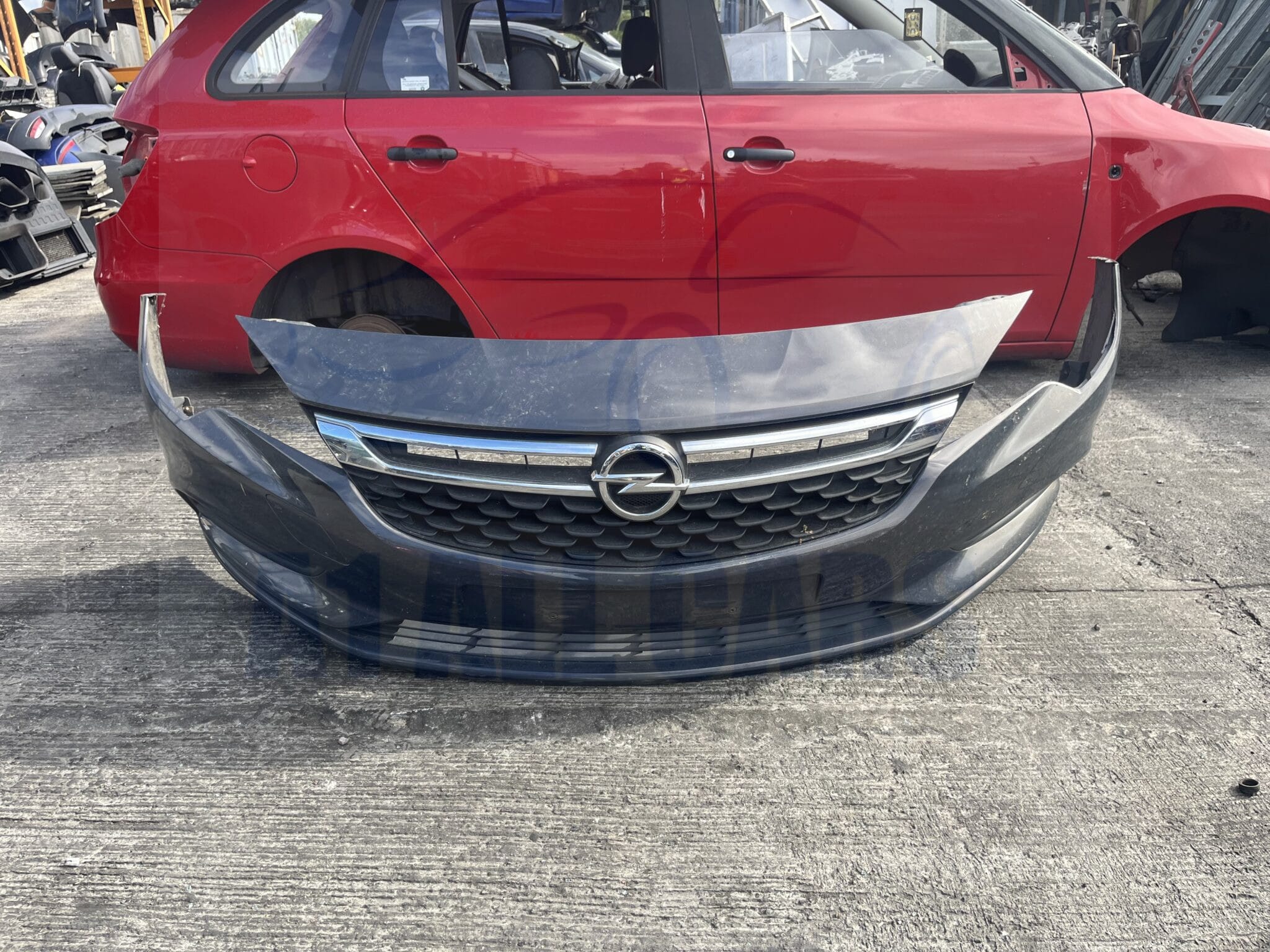 Vauxhall Astra 2015-2021 Front Bumper – Grey Z190 Colour Code
