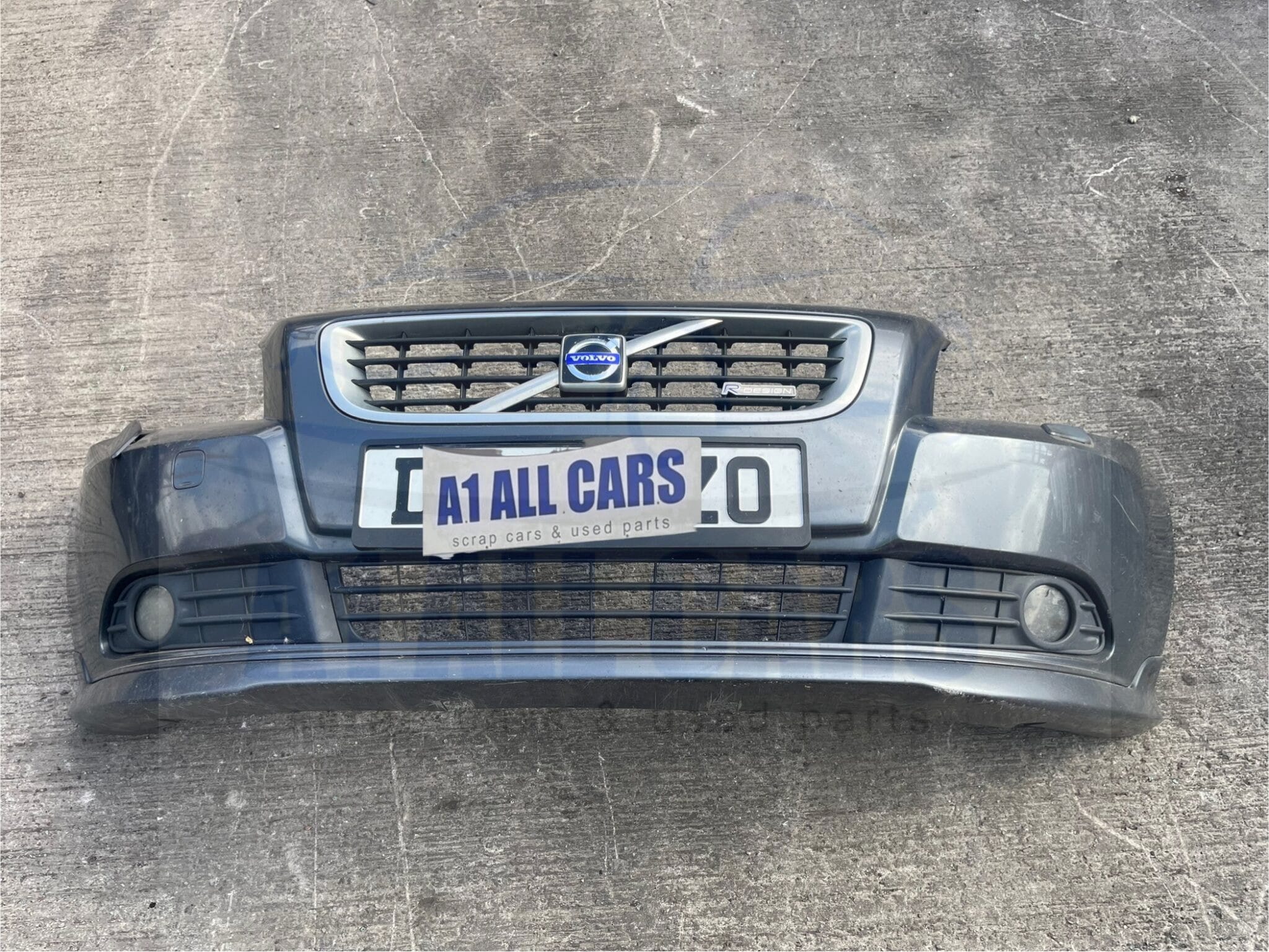 Volvo S40 / V40 2007-2011 Front Bumper With Fogs – Grey