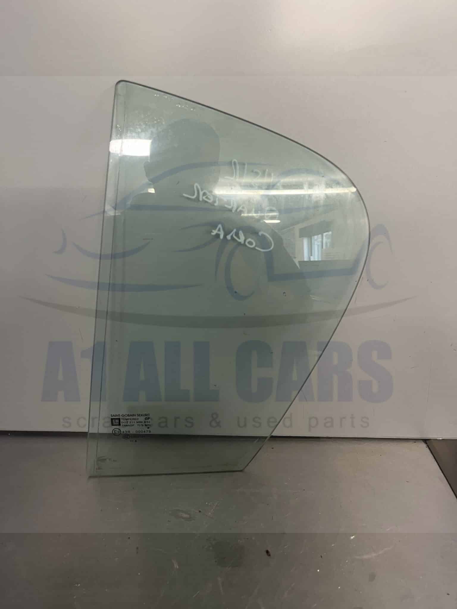 Vauxhall Corsa 2006-2014 ( D ) 5 Door Hatchback Near Side Rear 1/4 Glass