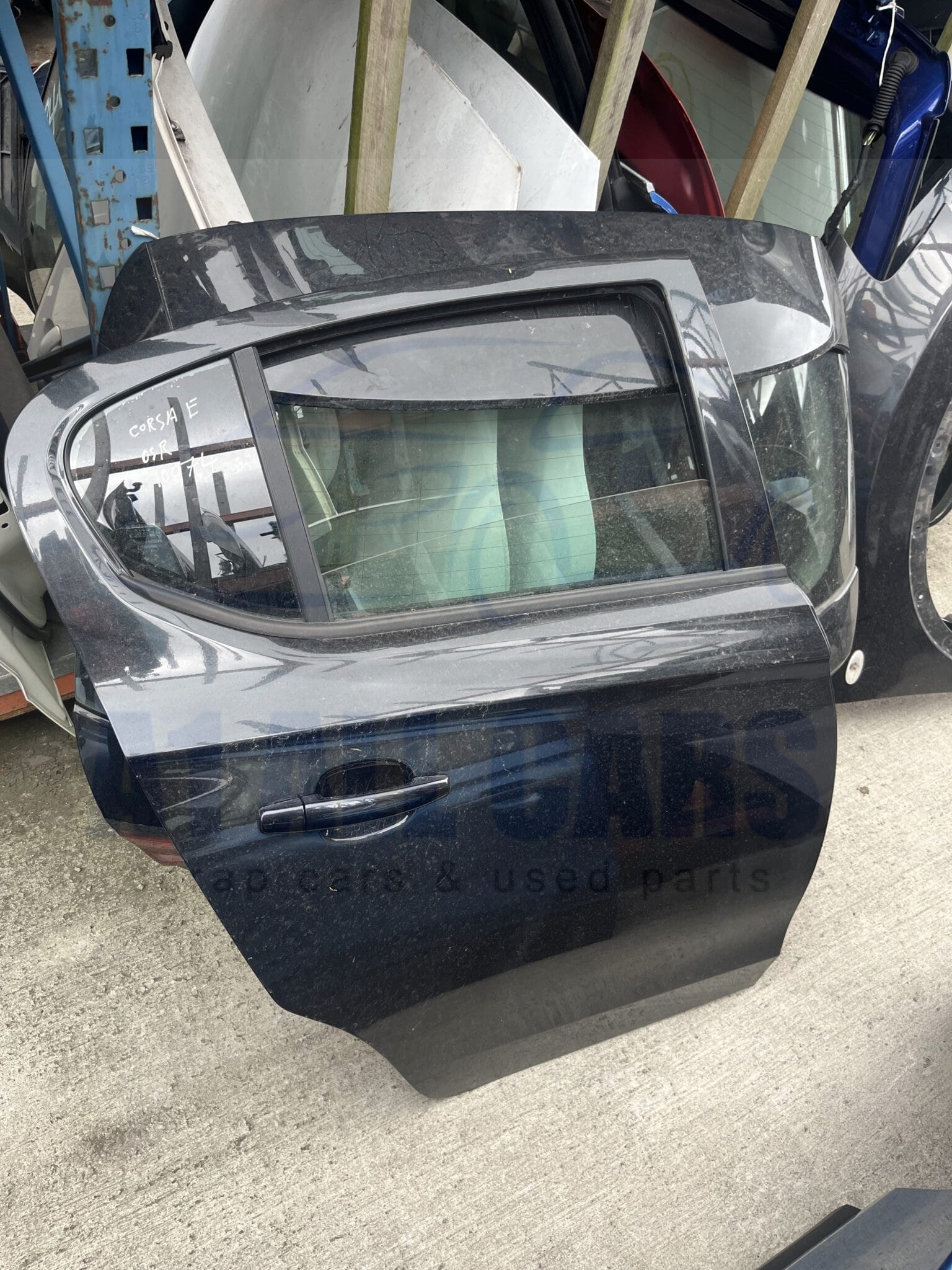 Vauxhall Corsa 2014-2019 5 Door Hatchback Off Side Rear Door – Black Z22C Colour Code ( Call Office For Delivery Quote )