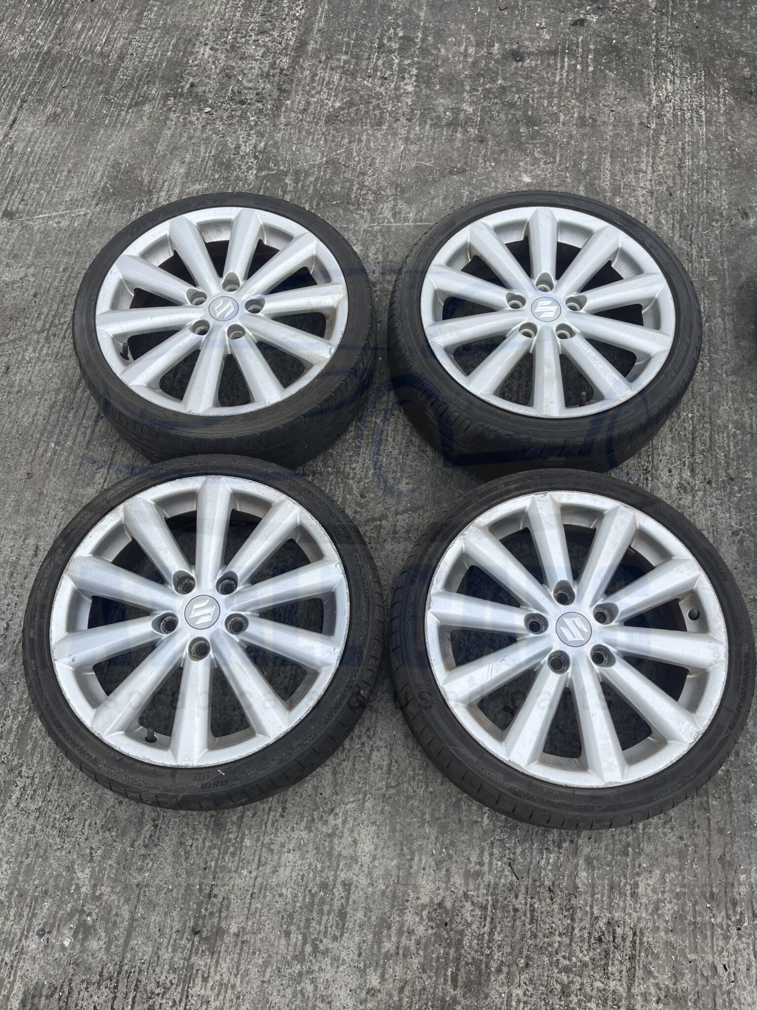 Suzuki Swift Sport 2005-2011 Full Set Of 17″ Alloy Wheels – 195/40/17