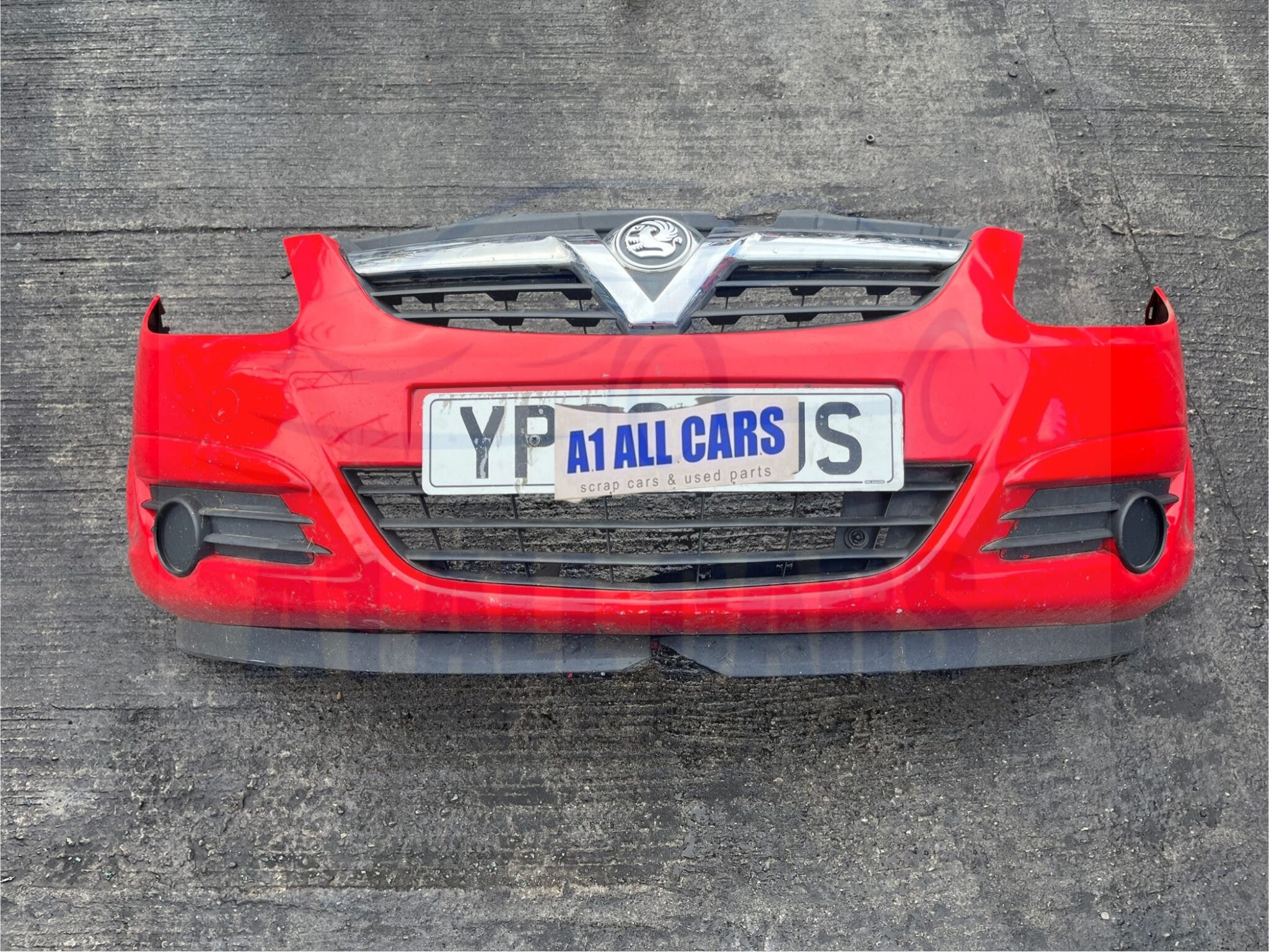 Vauxhall Corsa 2006-2010 Front Bumper – Red Z547 Colour Code