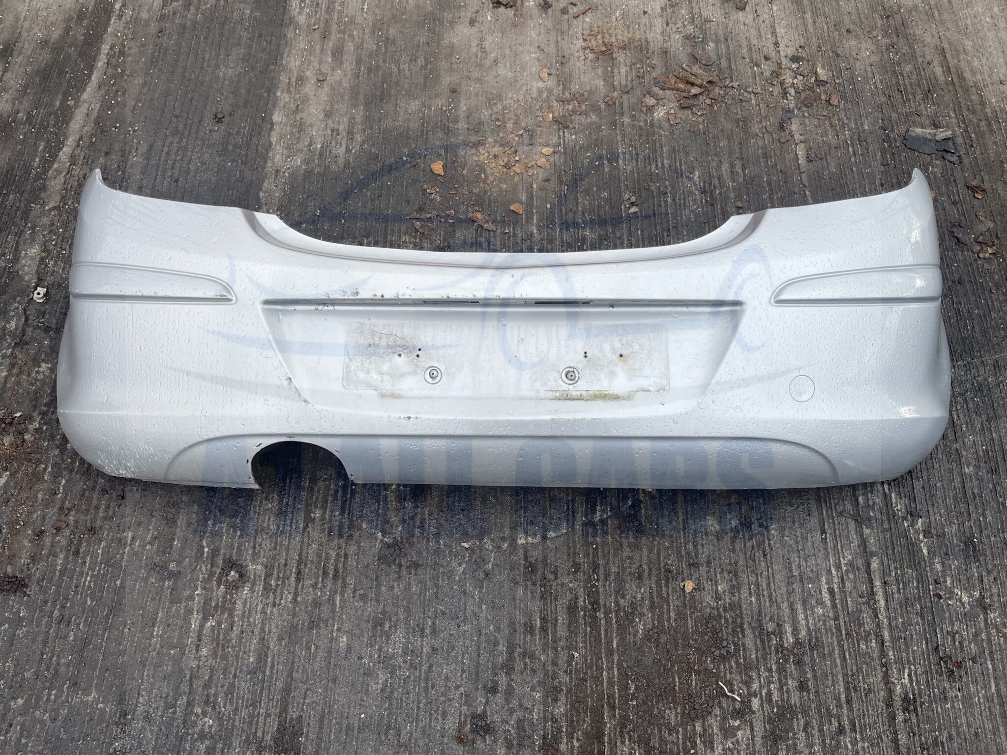 Vauxhall Corsa 2006-2014 3 Door Hatchback Rear Bumper – Silver Z176 Colour Code ( Few Scratches See Pics )