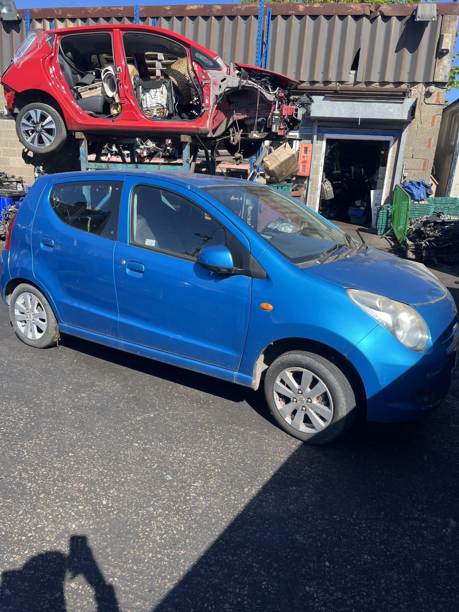 Suzuki Alto 2009-2015 1.0 Petrol 5 Speed Manual Hatchback Blue Breaking For Parts