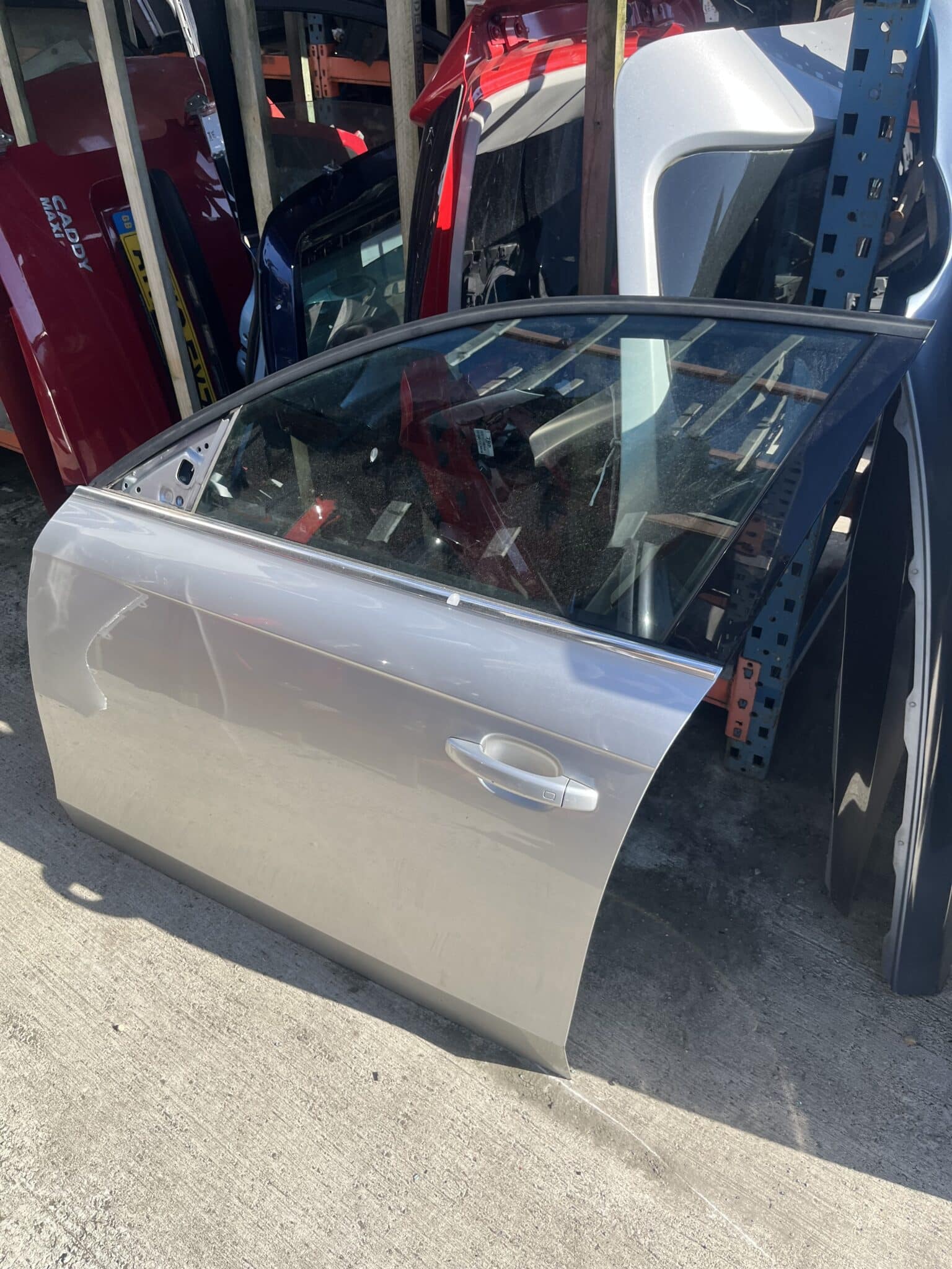 Audi A4 2008-2015 5 Door Near Side Front Door – Silver LX7W Colour Code ( Call Office For Delivery Quote )