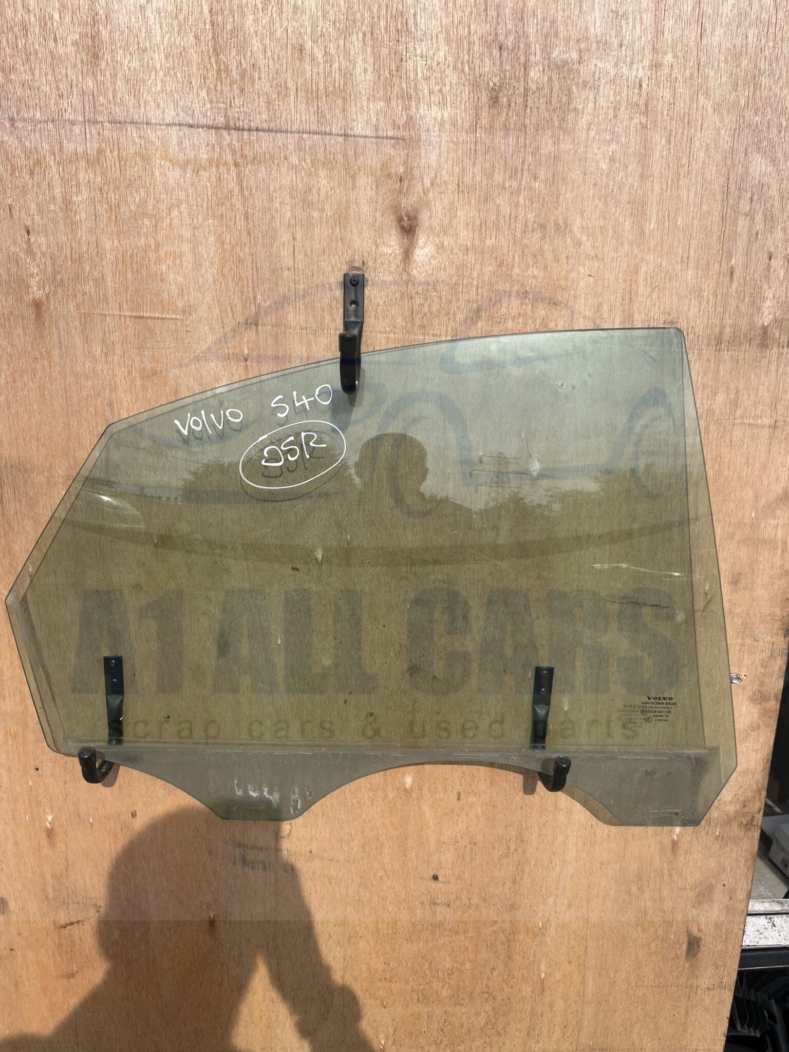 Volvo S40 2007-2011 5 Door Saloon Off Side Rear Door Glass