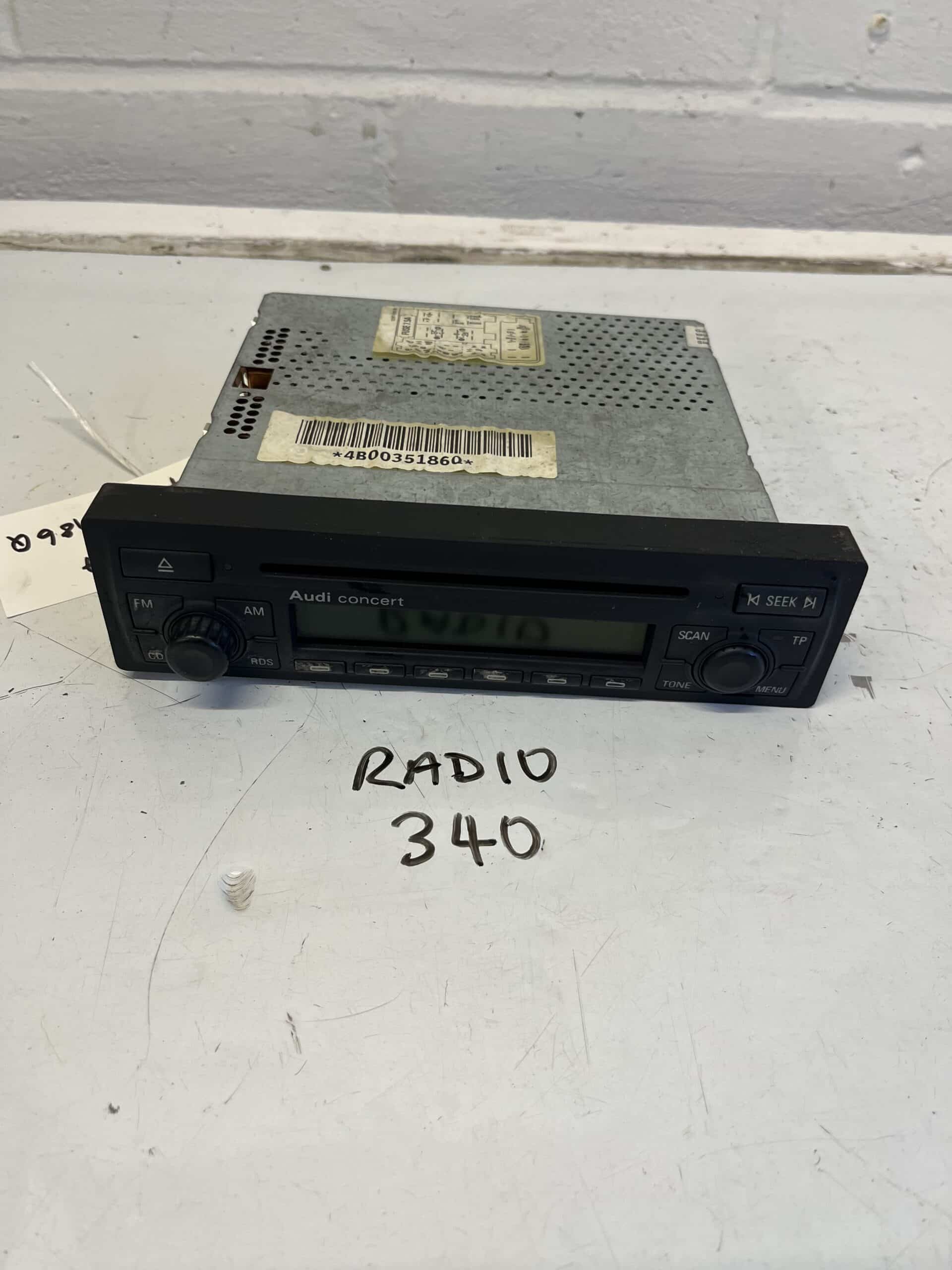Audi TT 1998-2007 Head Unit – 4B0035186Q