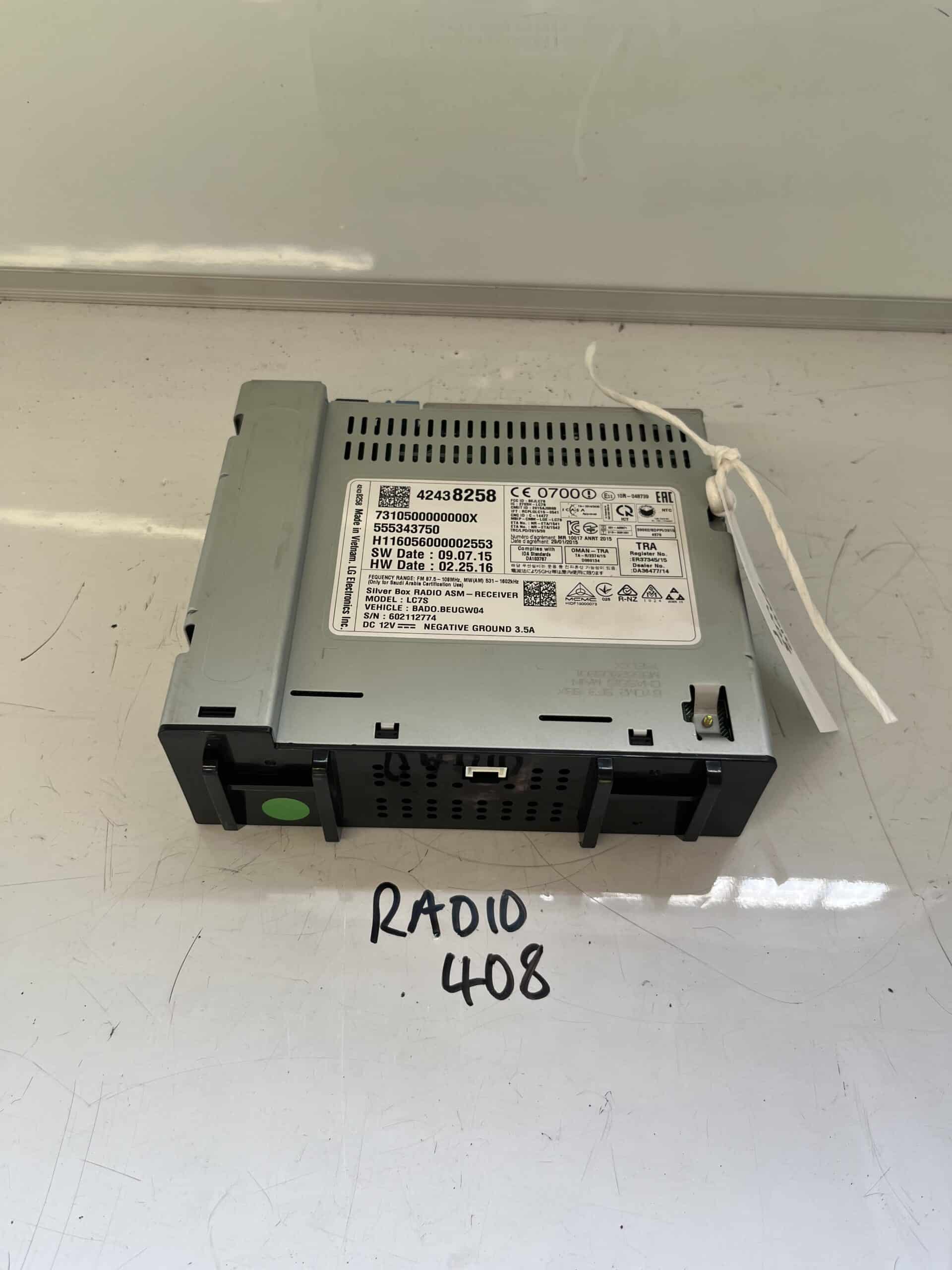 Vauxhall Astra 2015-2021 Radio / Head Unit – 42438258