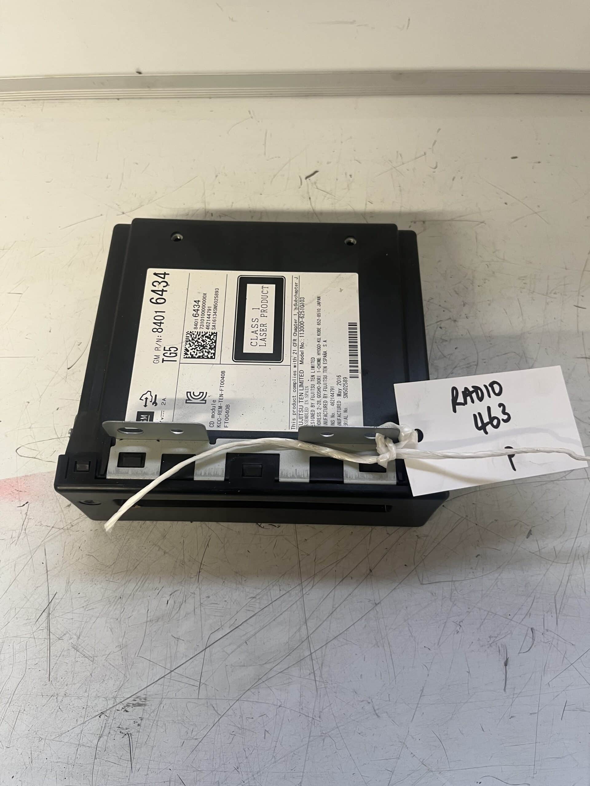 Vauxhall Insignia 2009-2017 Radio Head Unit – 84016434