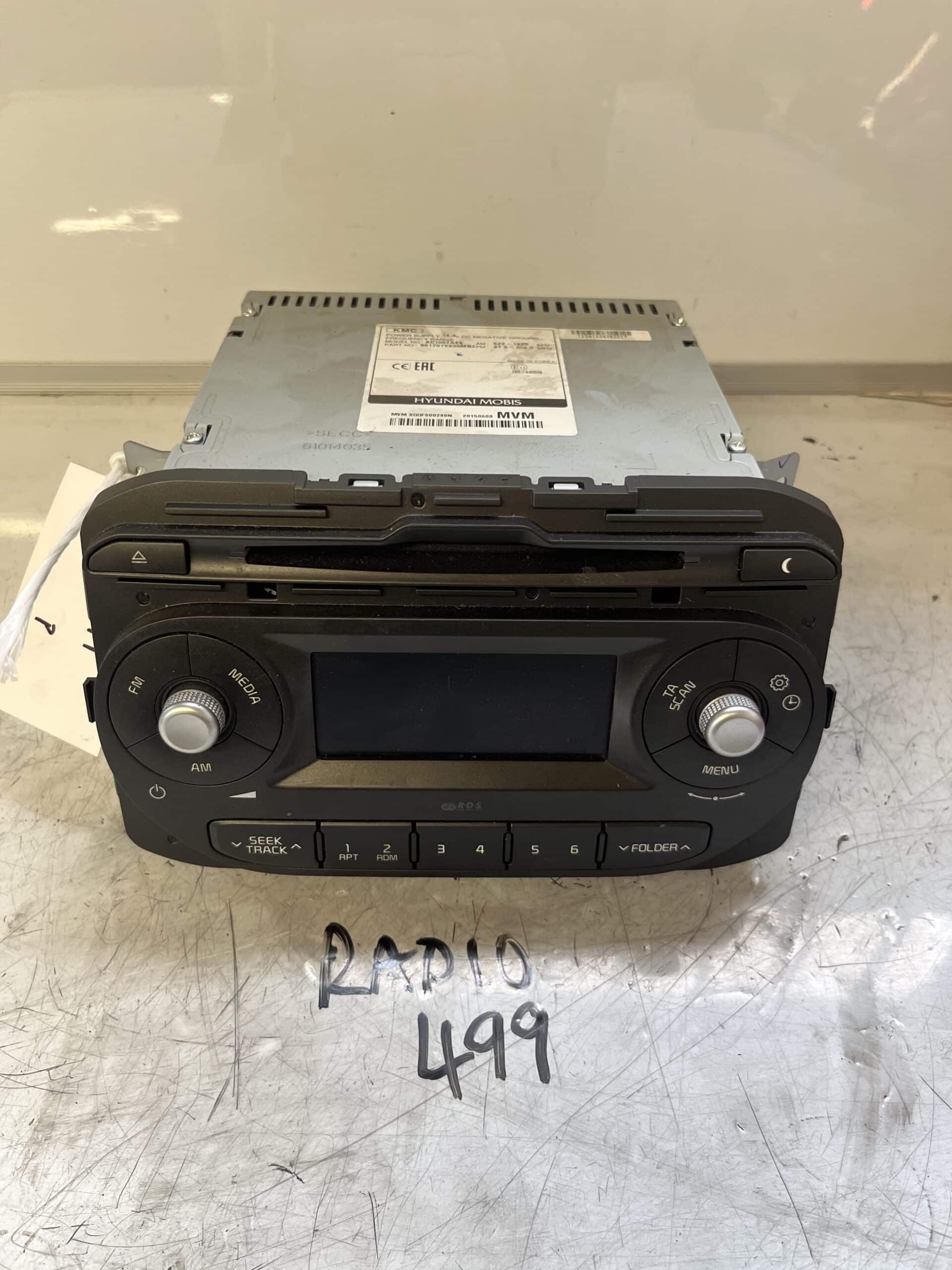 Kia Picanto 2011-2017 CD Player / Radio – 961701Y206MB2