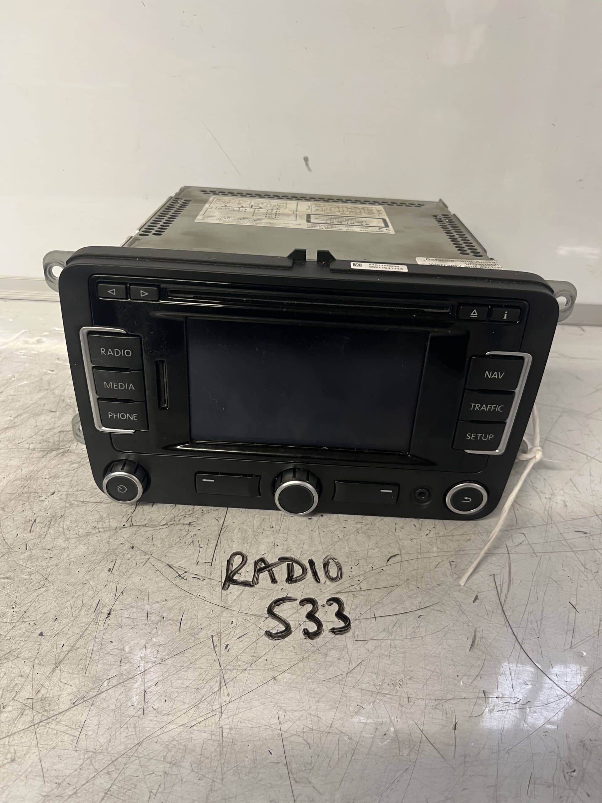 Volkswagen Passat / CC 2008-2014 Radio / Sat Nav / Multi Media – 3C0035279