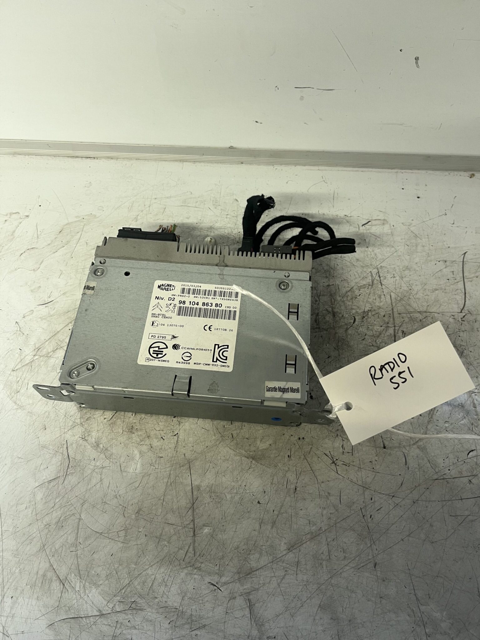 Citroen C4 Picasso 2013-2018 Radio / Head Unit – 9810486380