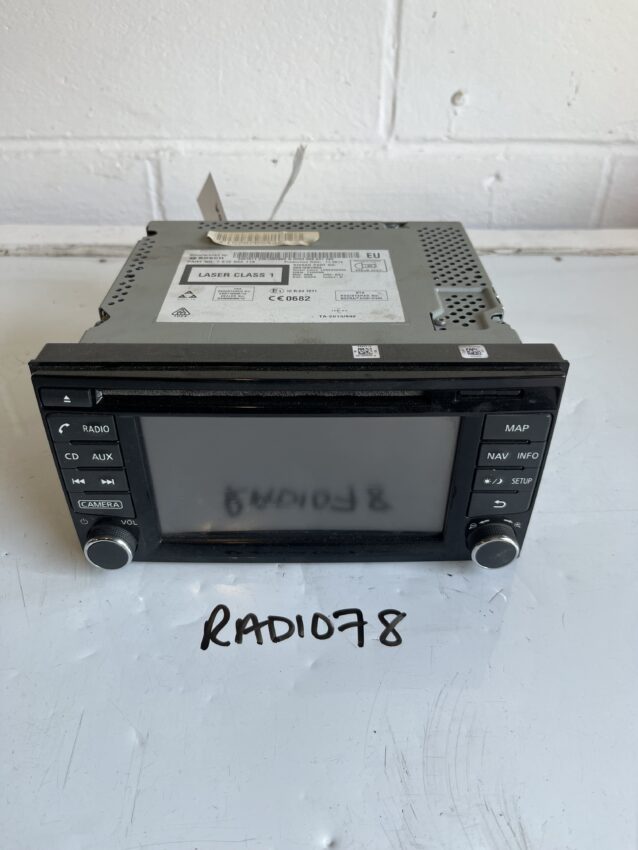 Nissan Juke 2010-2017 Hatchback / 4×4 CD / Radio / Sat Nav – 7612033119 – 25915bv80a