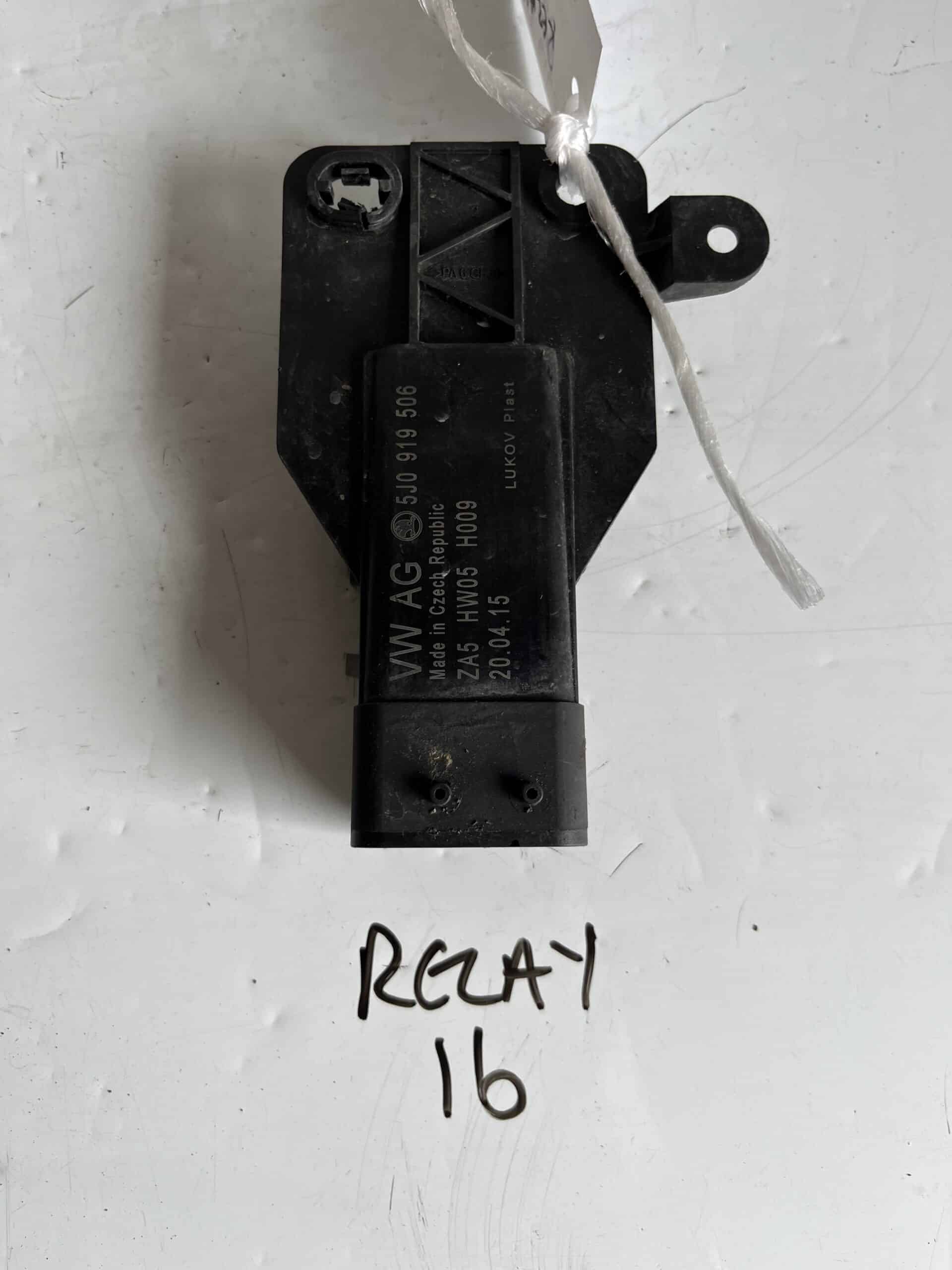 Seat Ibiza / Skoda Fabia / Volkswagen Polo 2008-2022 Cooling Fan Relay – 5j0919506