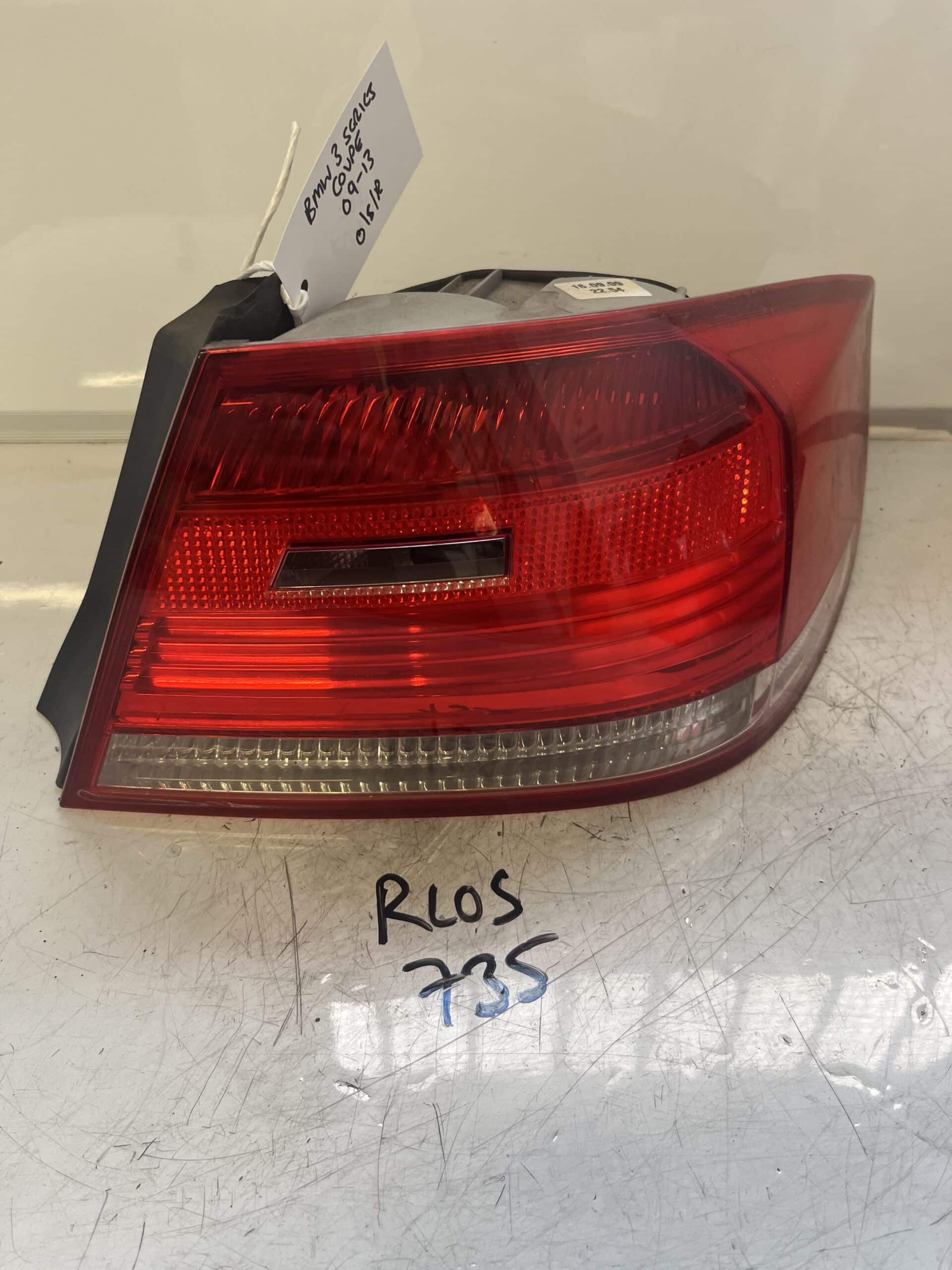 BMW 3 Series Coupe 2009-2013 3 Door Off Side Taillamp