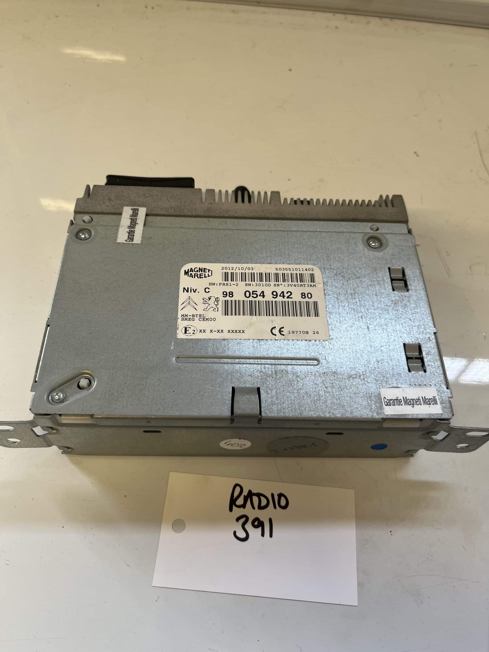 Peugeot 208 2012-2018 Head Unit / Radio – 9805494280