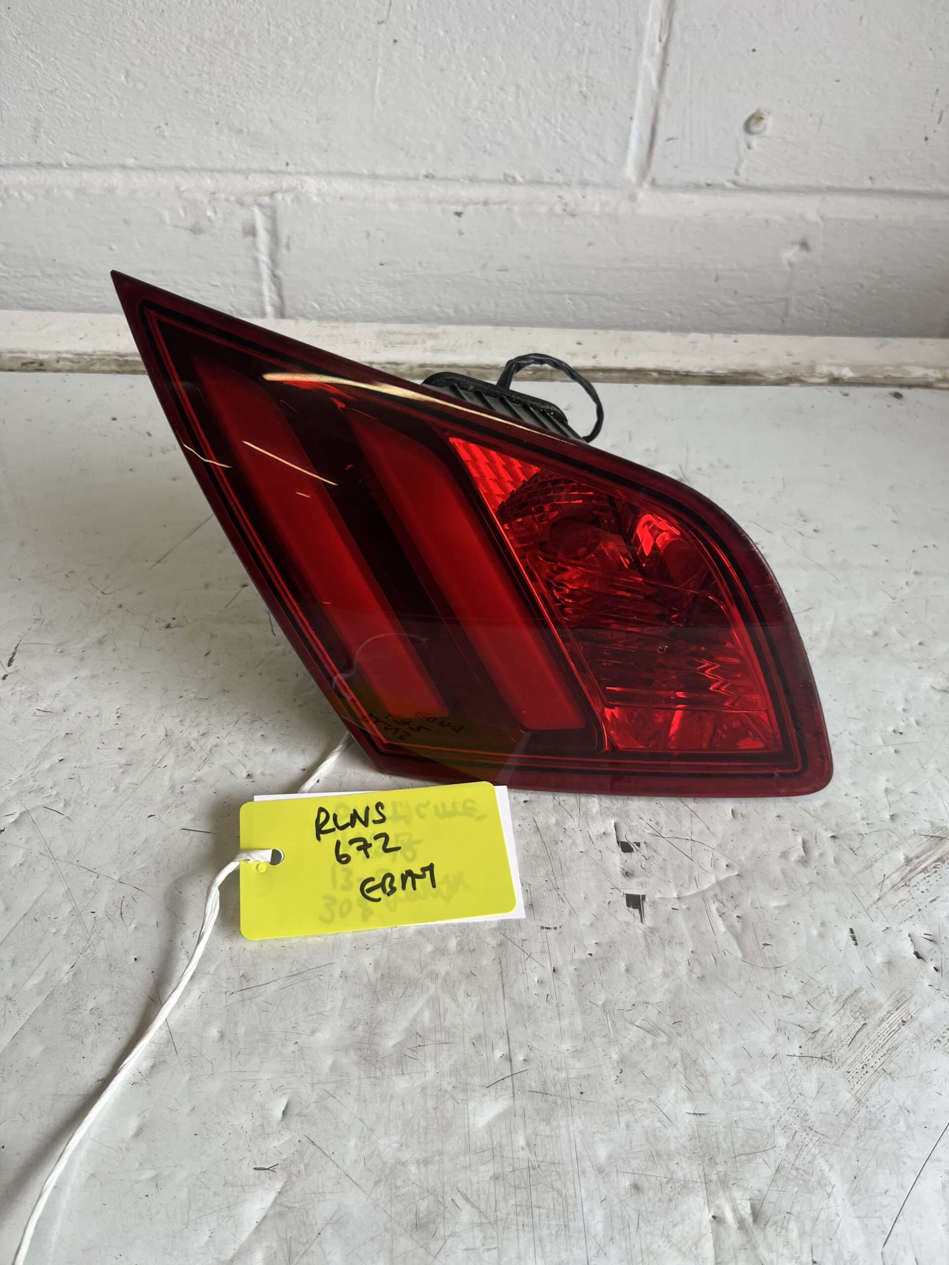 Peugeot 308 2013-2021 5 Door Hatchback Near Side Taillamp On Tailgate – 9677818380