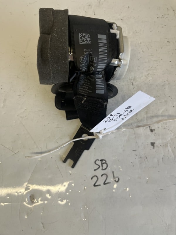 Peugeot 308 2013-2021 5 Door Hatchback Near Side Rear Seatbelt – 98087919XX