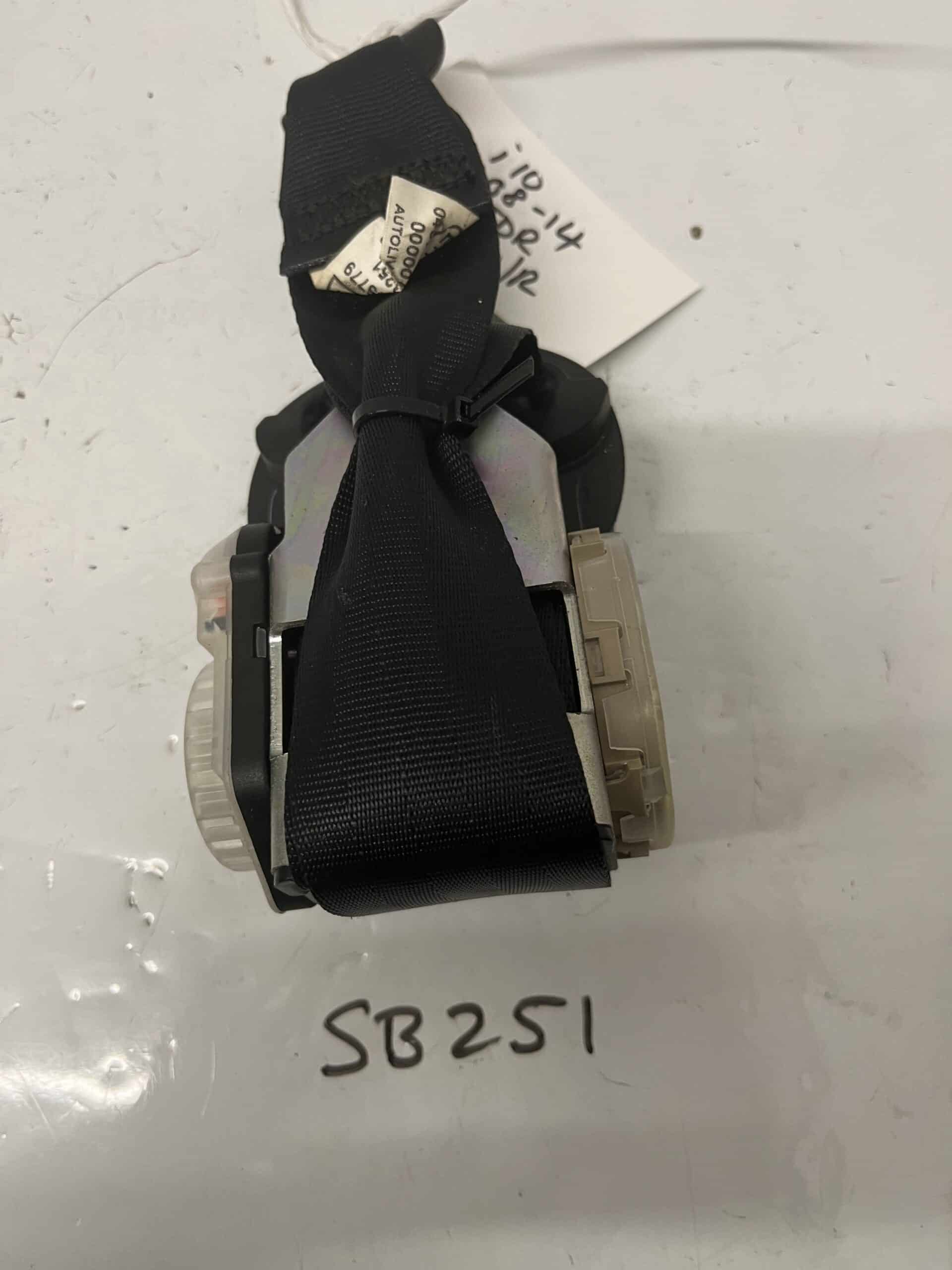 Hyundai i10 2008-2014 5 Door Hatchback Near Side Rear Seatbelt – 89810-0X000